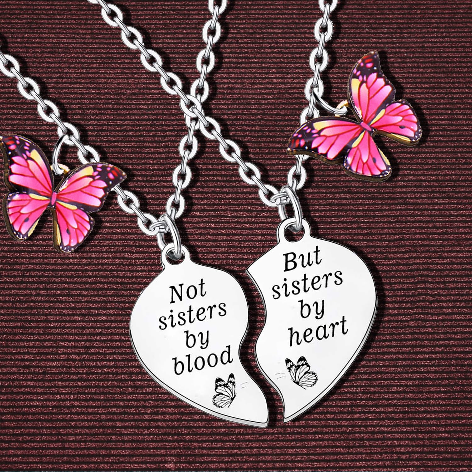Best Friend Necklace Set - Matching BFF Jewelry for Women & Girls | Sister Friendship Gift for Christmas, Birthday, Graduation | Perfect for Everyday Wear & Special Occasions