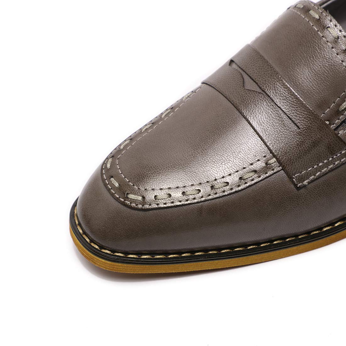 Women's Genuine Leather Penny Loafers Slip-On Flats - Comfortable Casual & Office Shoes for Ladies - Perfect for Work, Business Meetings & Everyday Wear