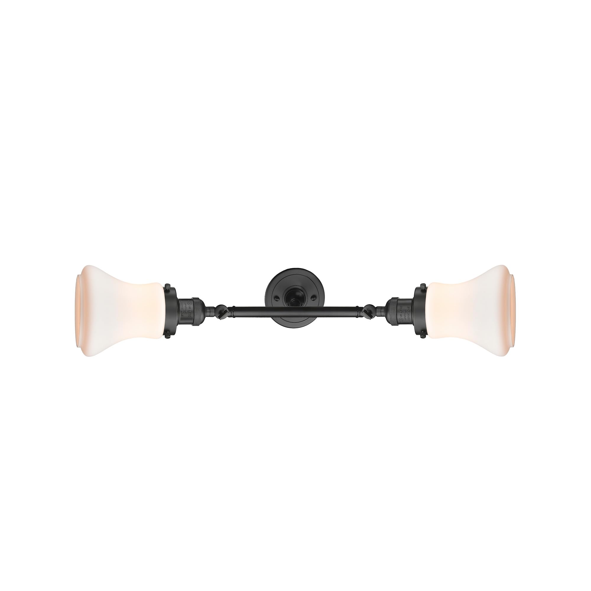 Innovations 208-PC-G191 2-Light Bathroom Vanity Light Fixture in Polished Chrome - Perfect for Modern Bathroom & Powder Room Lighting