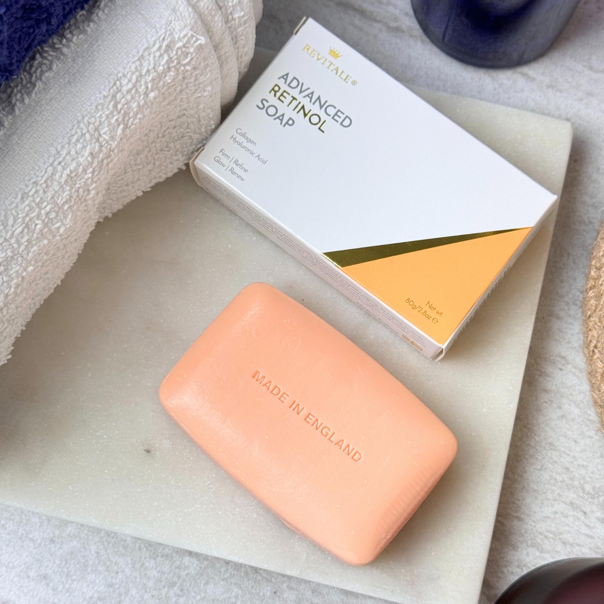 Best Anti-Aging Retinol Face Soap for Wrinkles & Acne - Brightening & Exfoliating Cleanser for Daily Skincare Routine