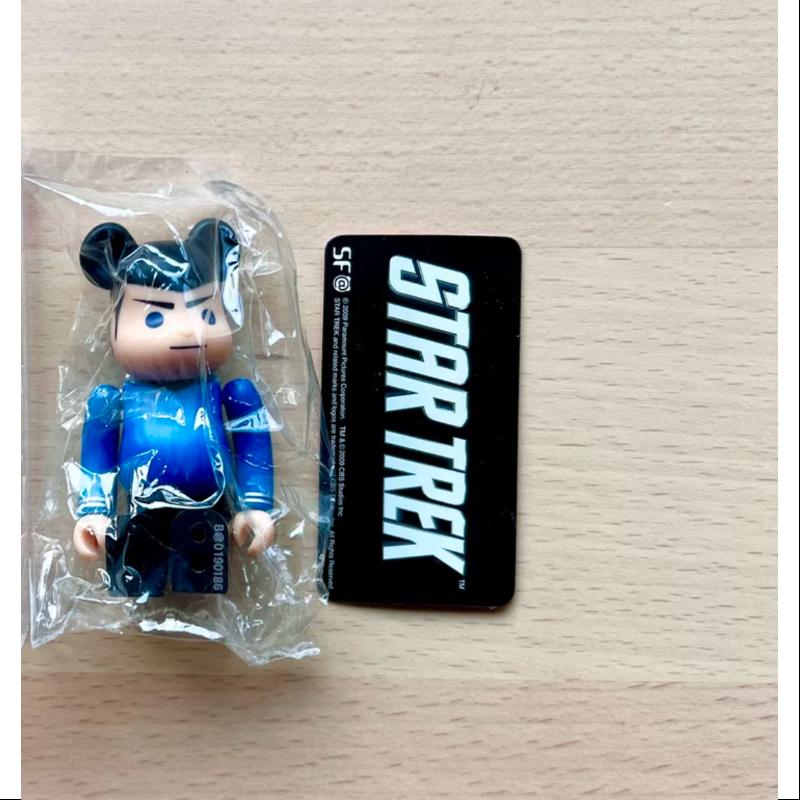 Bearbrick Series 19 SF STAR TREK SPOCK 100% Collectible Vinyl Art Toy - Perfect for Star Trek Fans, Home Decor & Pop Culture Collectors