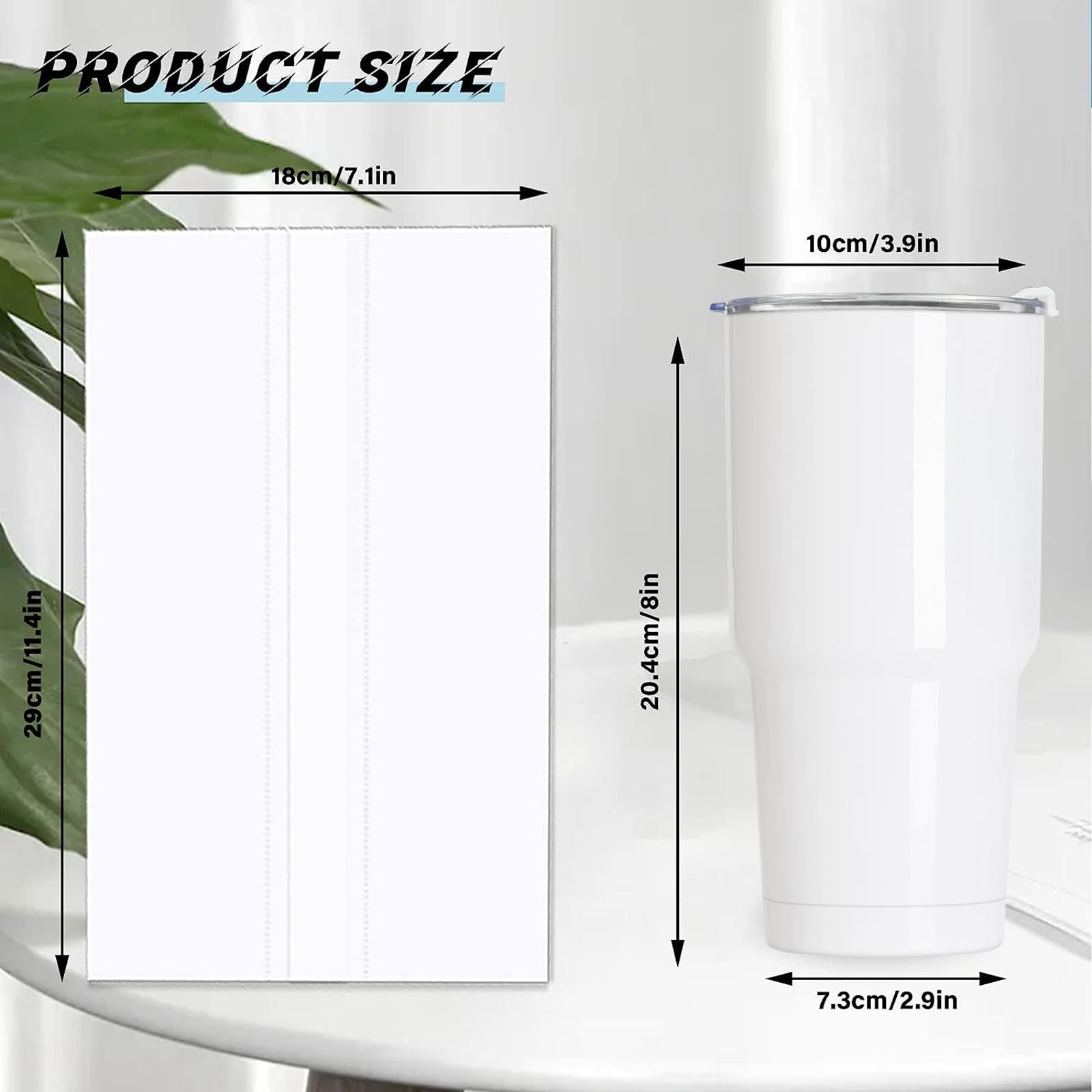 30oz Sublimation Tumblers Bulk 4-Pack - Stainless Steel Vacuum Insulated Coffee Mugs with Leak-Proof Lids & Shrink Wrap - DIY Customizable Drinkware for Hot/Cold Beverages - Perfect for Travel, Office, Gifts & Personalized Crafts (White)