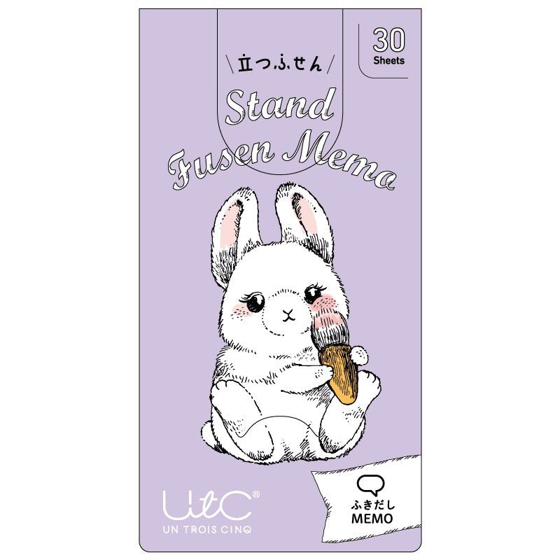 HISAGO Animal Sticky Notes - Fun & Adhesive Memo Pads for Office, School & Home Organization - Cute Stand-Up Animal Design for Desks, Planners & Bulletin Boards