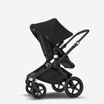 Bugaboo Fox2 Stroller - Lightweight Compact Baby Stroller with All-Terrain Wheels | Black | Perfect for City Walks, Travel & Outdoor Adventures
