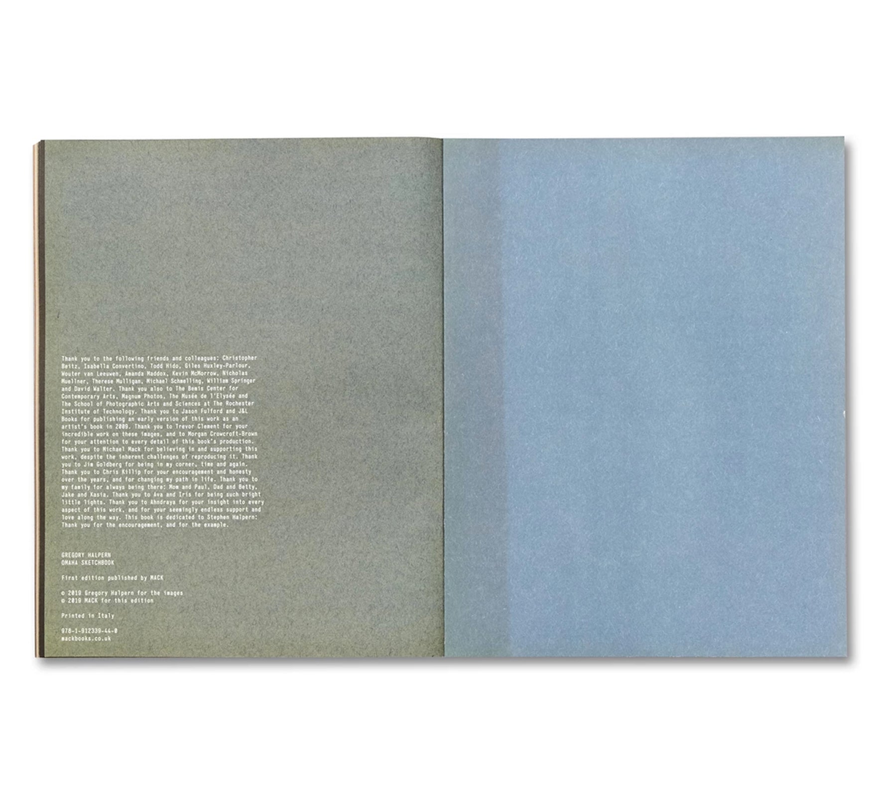 OMAHA SKETCHBOOK by Gregory Halpern - Special Limited Edition Photography Book | Perfect for Art Collectors, Photography Enthusiasts & Home Decor
