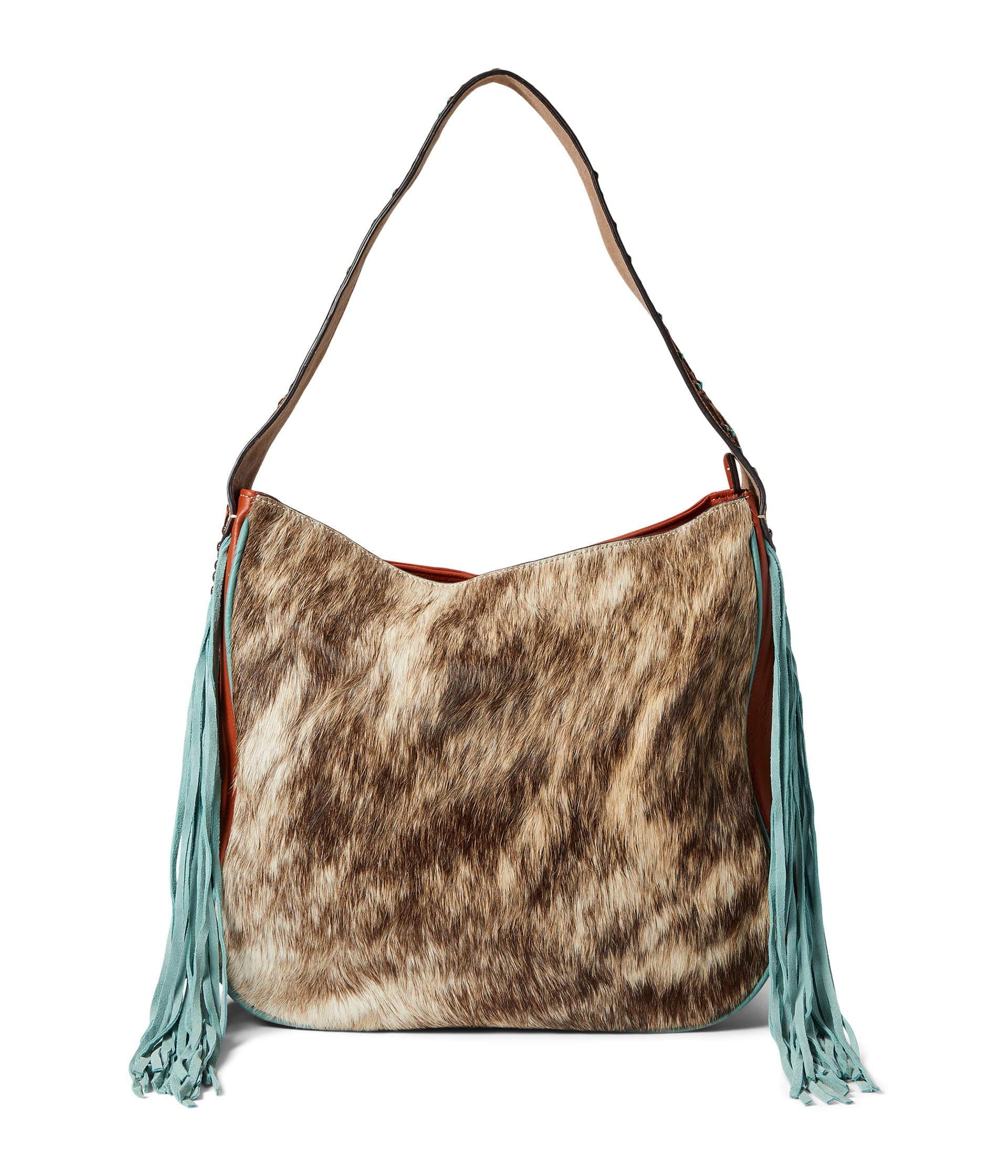 ARIAT Women's Lorelei Shoulder Bag - Genuine Leather Crossbody Purse for Women, Tan, One Size - Perfect for Work, Travel & Everyday Use