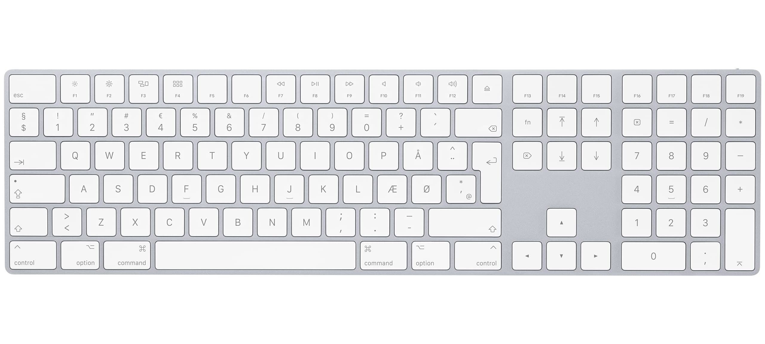 Apple Magic Keyboard with Numeric Keypad - Wireless Bluetooth Keyboard for Mac, iPad & iPhone | Rechargeable Battery | White | Perfect for Office Work, Home Use & Creative Projects