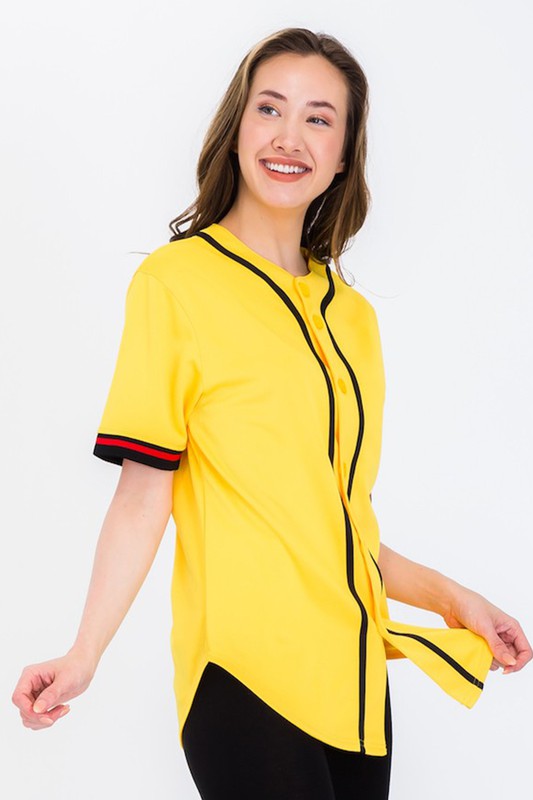 Unisex Active Sports Team Baseball Jersey - Breathable & Comfortable for Men & Women - Perfect for Baseball, Softball, and Team Sports