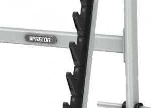 Precor Discovery Series Olympic Squat Rack (DBR0608) - Heavy Duty Power Cage for Weightlifting & Strength Training - Perfect for Home Gym & Commercial Use