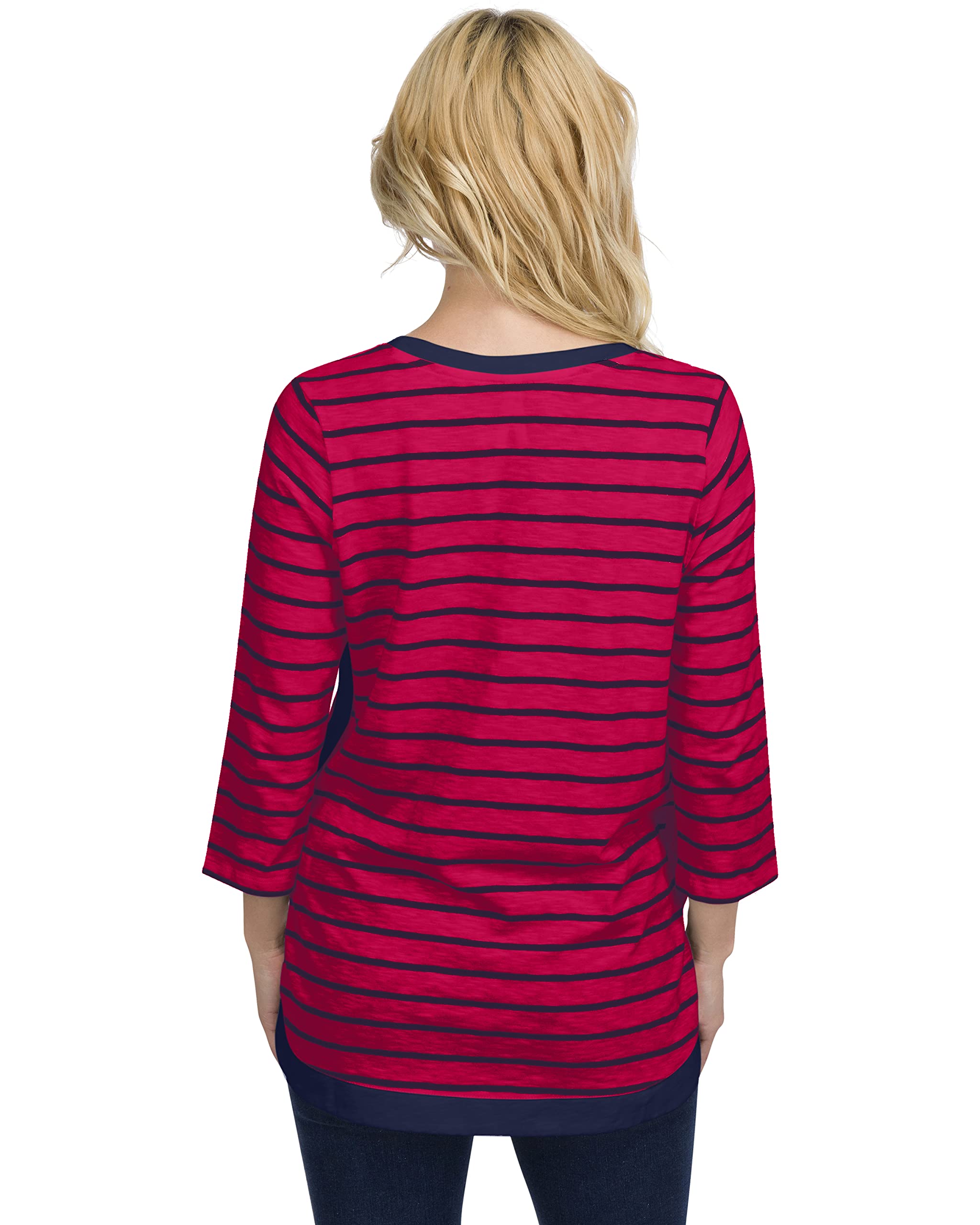 Stylish Striped Side-Button Maternity Nursing Top - Lightweight Long Sleeve Shirt for Work & Office Wear - Comfortable Pregnancy Blouse for Professional Women | Perfect for Business Meetings, Nursing Sessions & Everyday Maternity Fashion