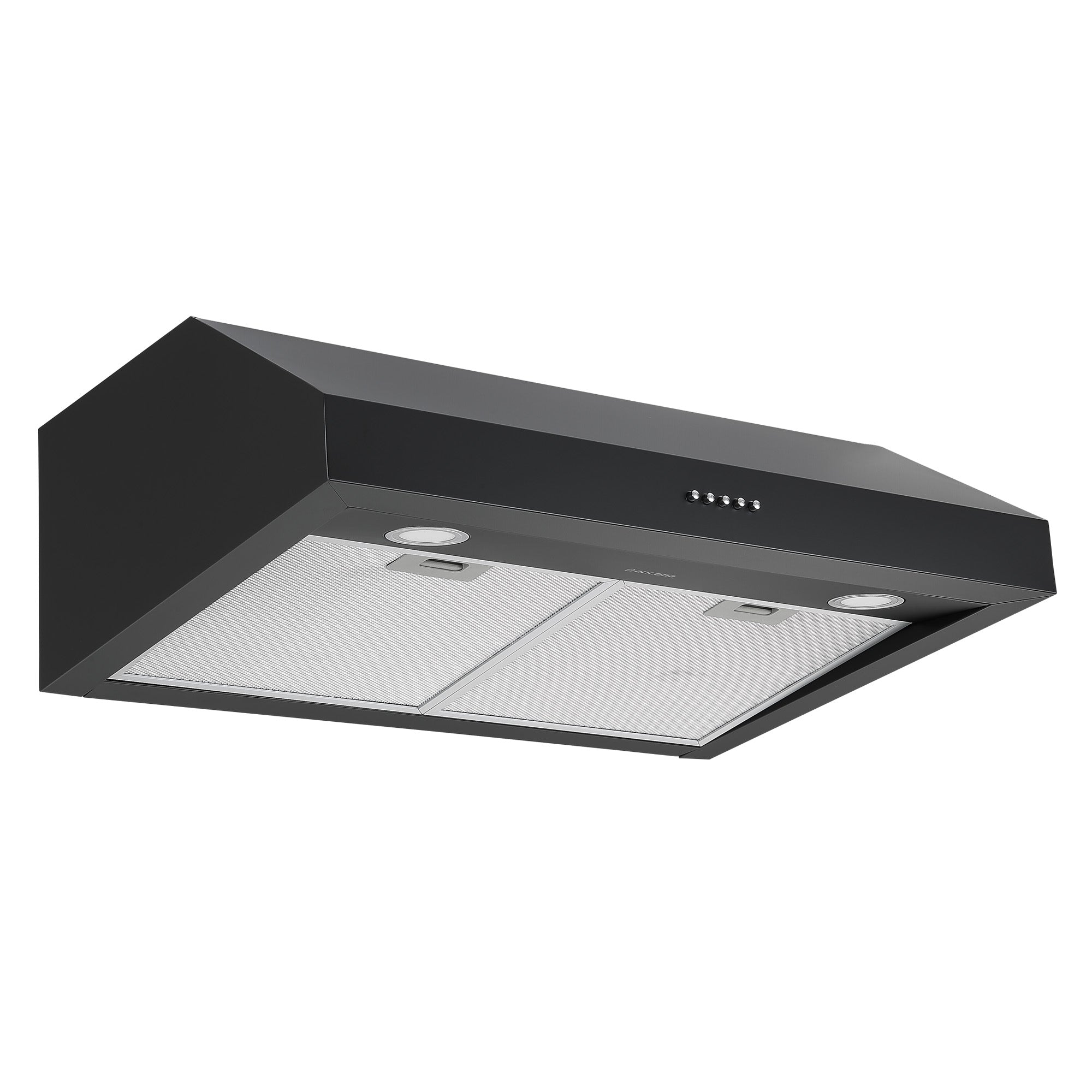 Ancona 30 Inch Ducted Under Cabinet Range Hood in Matte Black - Powerful Kitchen Ventilation for Smoke & Odor Removal - Perfect for Modern Kitchens & Cooking Enthusiasts