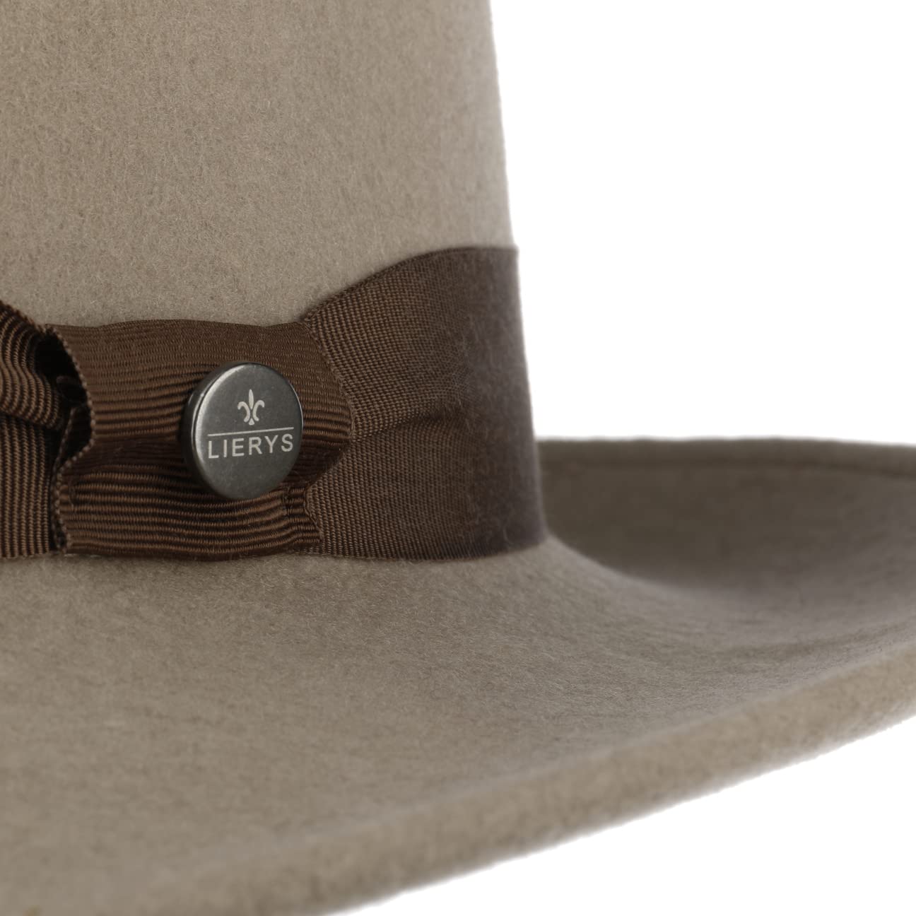 Lierys City Felt Hat for Women & Men - Classic Wool Fedora with Wide Brim - Perfect for Outdoor, Travel, and Fashion Accessories