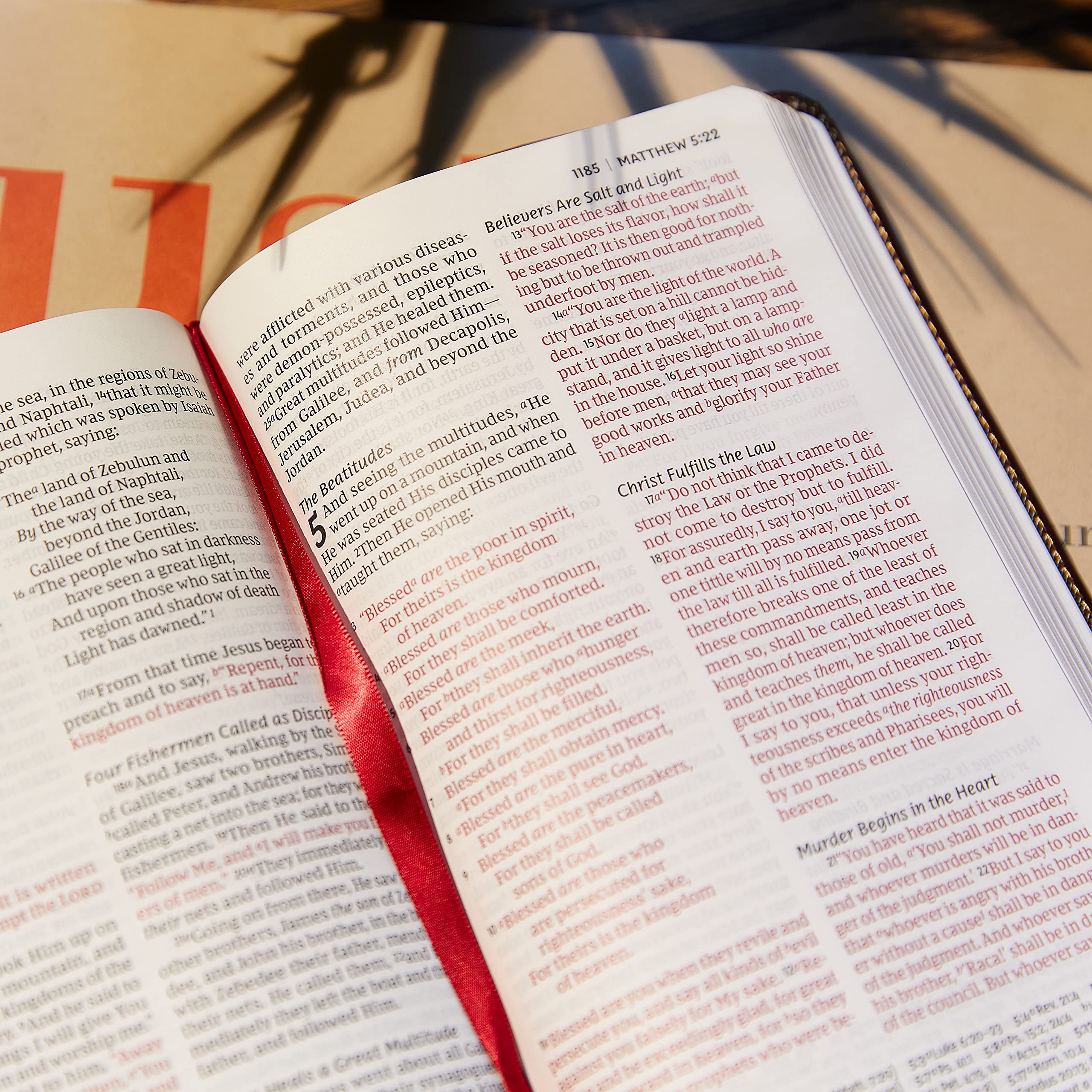 NKJV Holy Bible - Giant Print, Hardcover, Red Letter for Easy Reading & Study