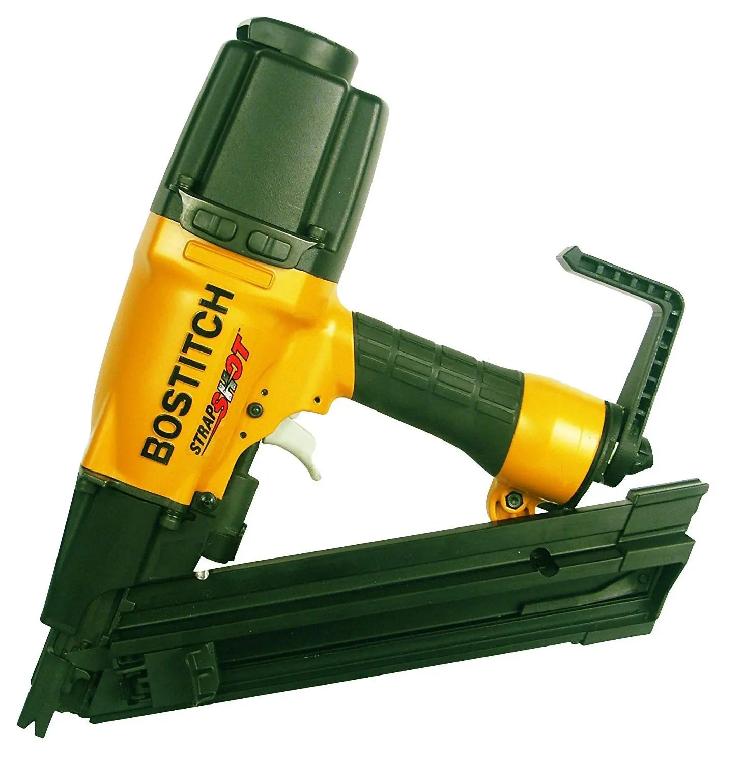 Bostitch MCN250 35 Degree Metal Connector Framing Nailer - StrapShot™ Short Magazine for Roofing, Framing & Construction Projects