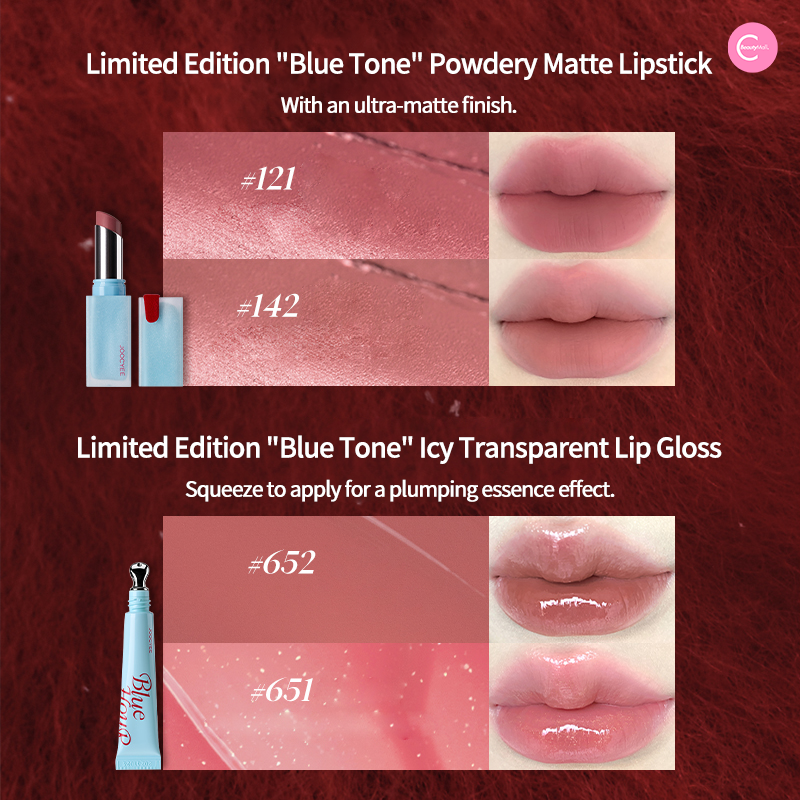 Joocyee Winter Blue Tone Series Makeup Palette - Perfect for Holiday & Party Glam Looks