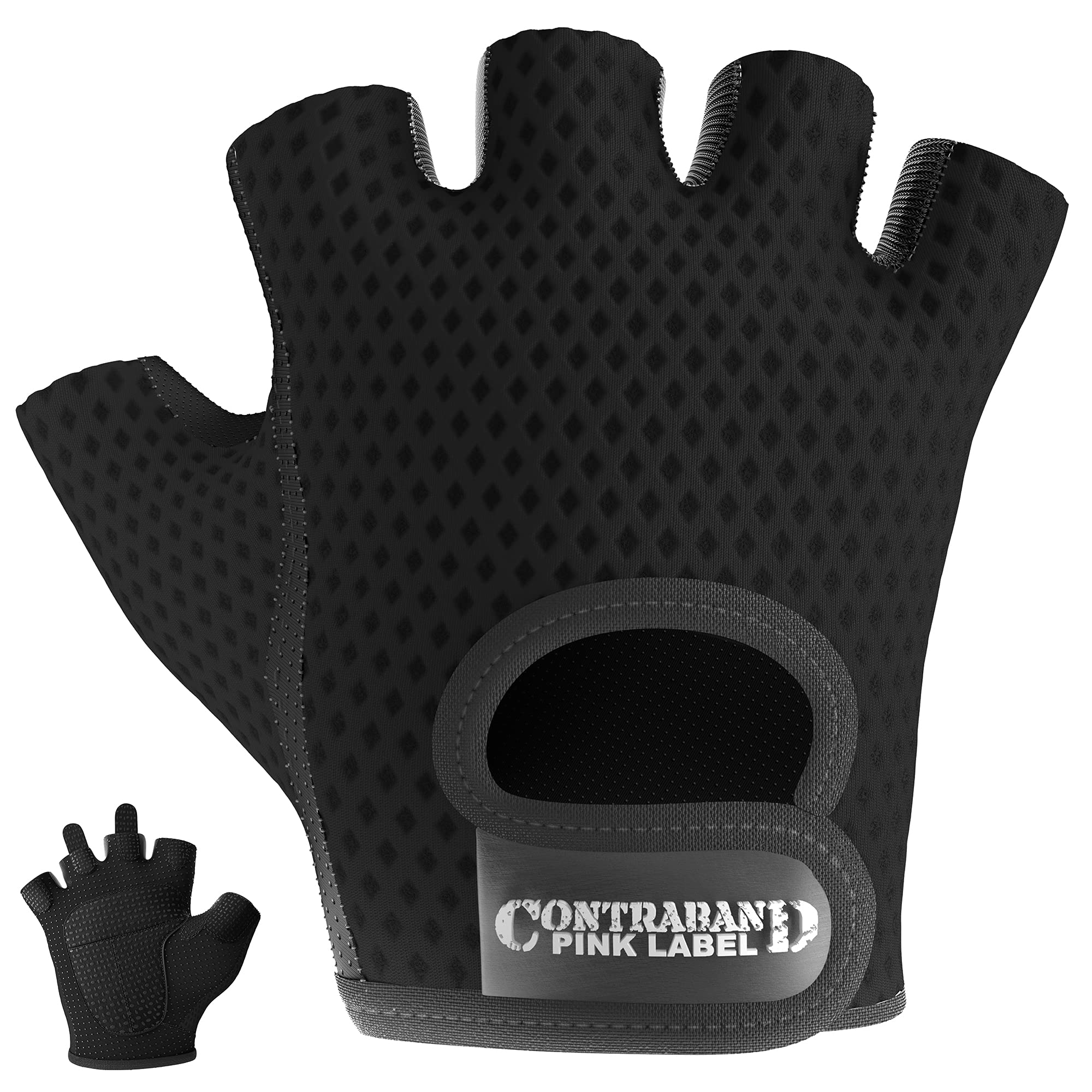 5307 Women's Workout Gloves - Breathable Diamond Mesh Fabric with Grip-Lock™ Silicone Palm for Gym, Weightlifting & Cross Training | Non-Slip Fitness Gloves for Women