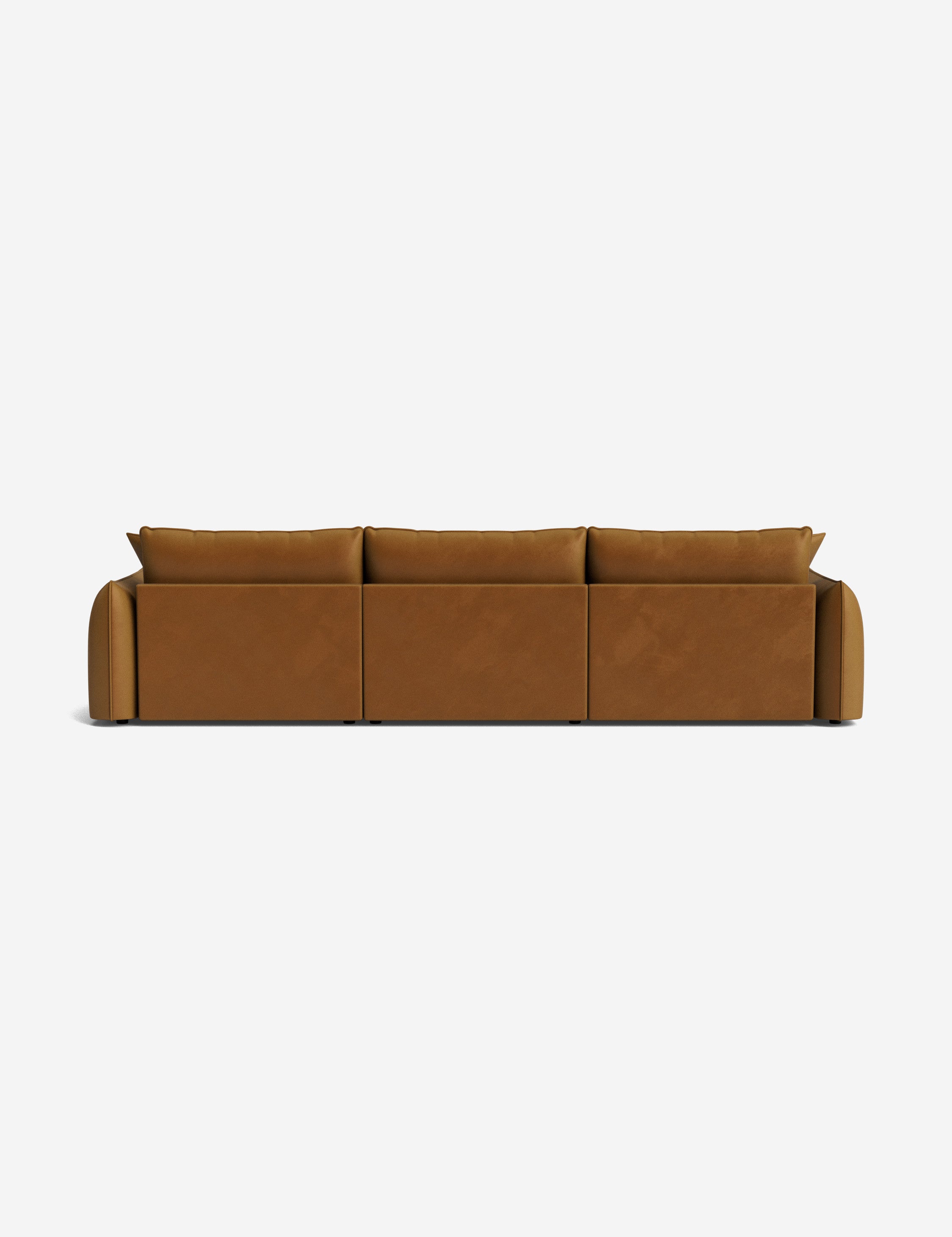 Balmer Sectional Sofa with Ottoman - Modern L-Shaped Couch Set for Living Room, Lounge & Home Theater - Comfortable Fabric Sofa with Chaise & Storage Ottoman