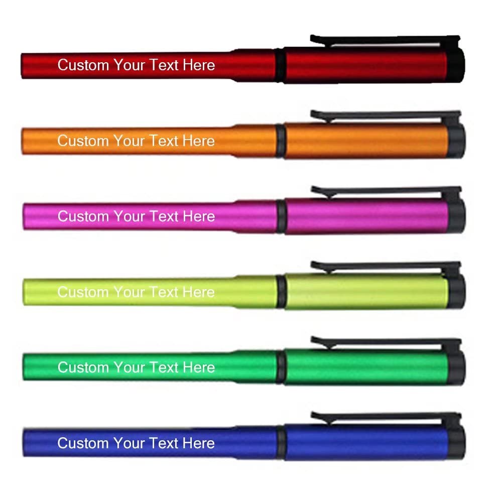 100 Pack Custom Printed Pens with Personalized Name & Text - Bulk Wholesale Promotional Pens for Business Advertising - Ideal for Birthday Gifts, Graduation Favors, Office Supplies & Corporate Events - Perfect for Branding, Trade Shows & Employee Appreciation