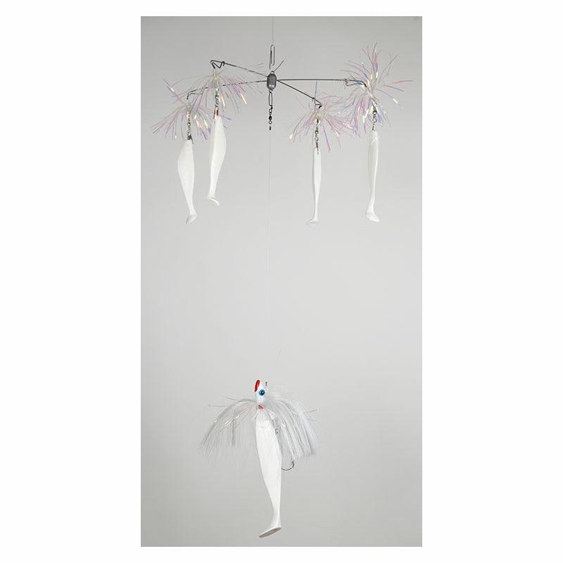 Blue Water Candy Striper Umbrella Rigs - Premium Saltwater Fishing Lures for Striped Bass & Bluefish - Perfect for Trolling, Offshore & Inshore Fishing