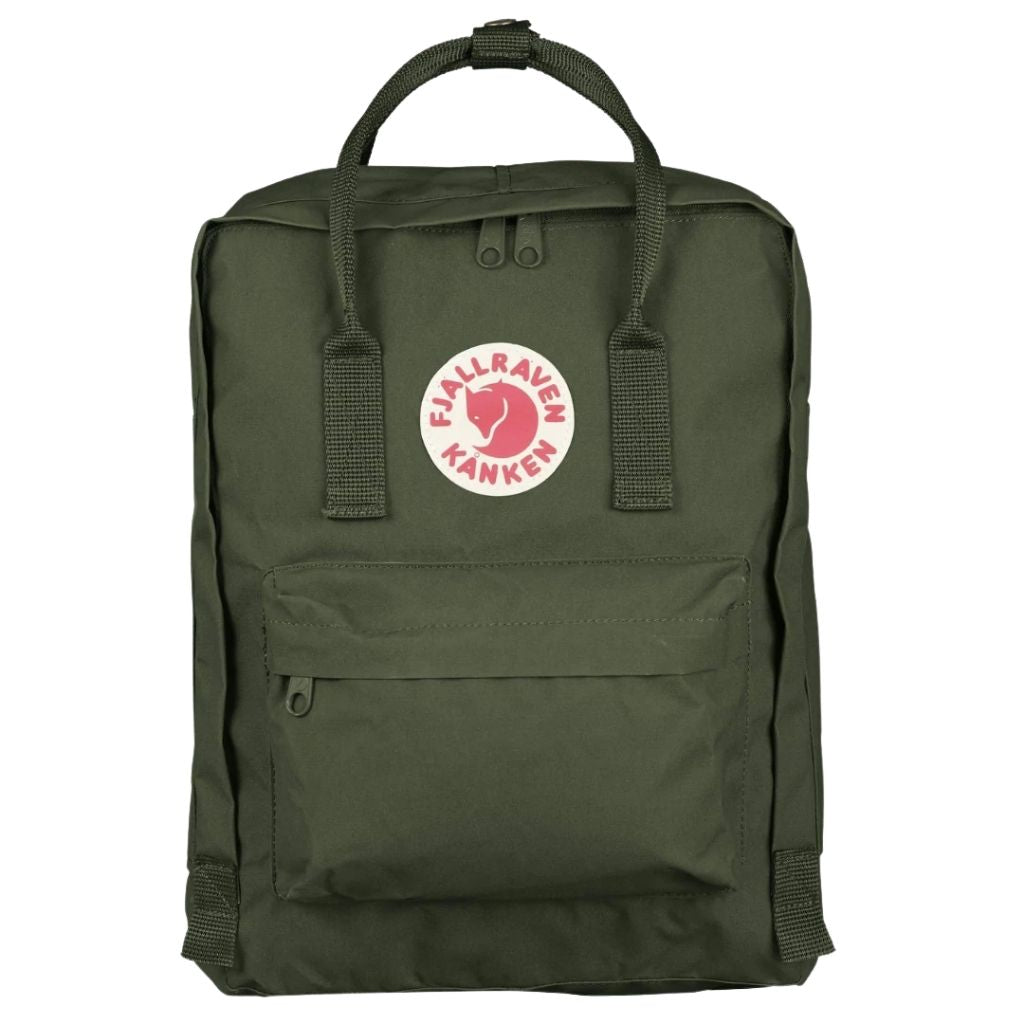 Fjallraven Kanken Backpack - 16L Lightweight Laptop Backpack for Women & Men, Water-Resistant School & Travel Daypack (Deep Forest Green) - Perfect for College, Hiking, and Urban Commute