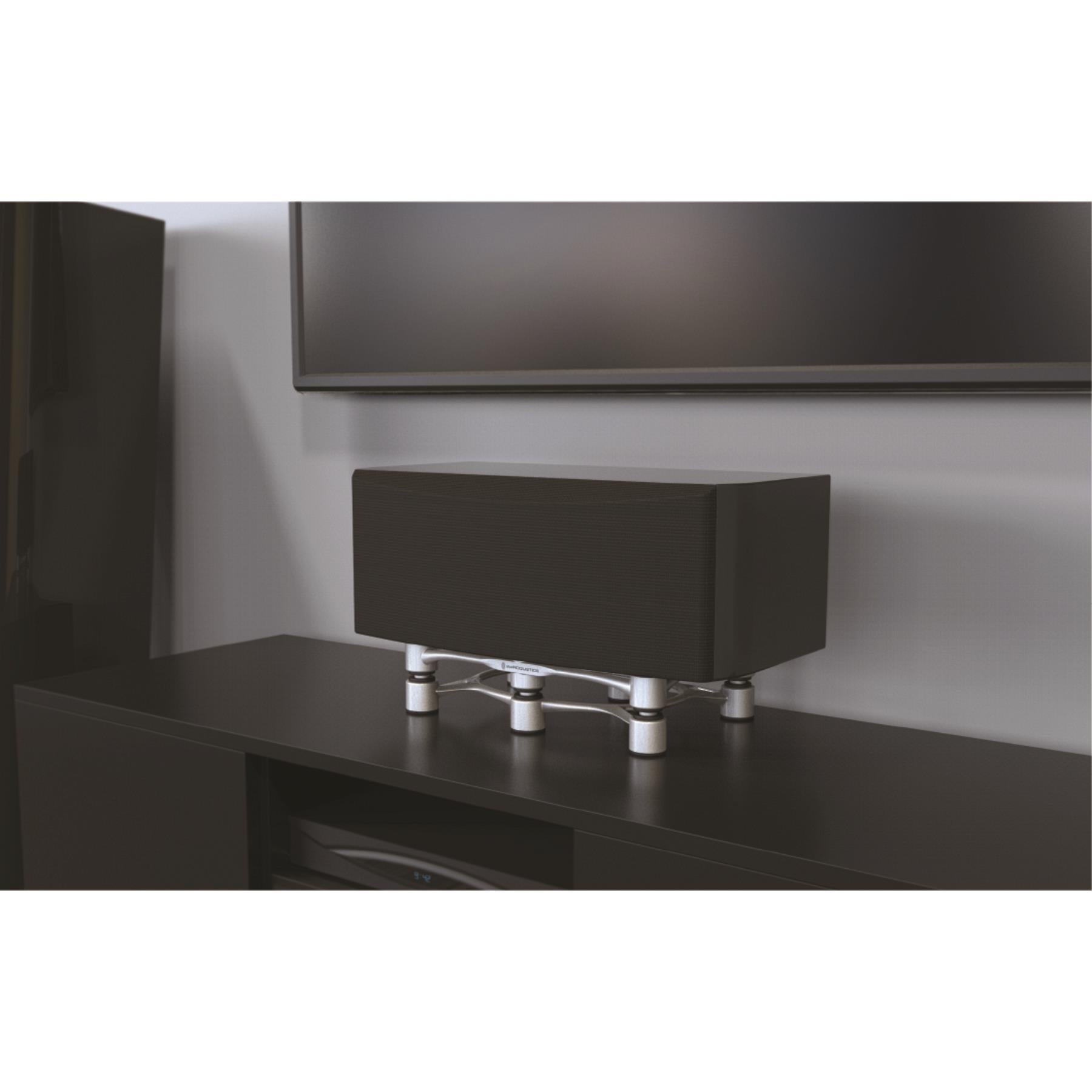 IsoAcoustics Aperta 300 Premium Speaker Isolation Stand - Reduce Vibrations & Improve Audio Clarity for Home Theater & Studio Monitors