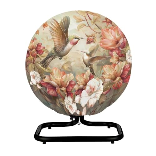 Vintage Hummingbird and Floral