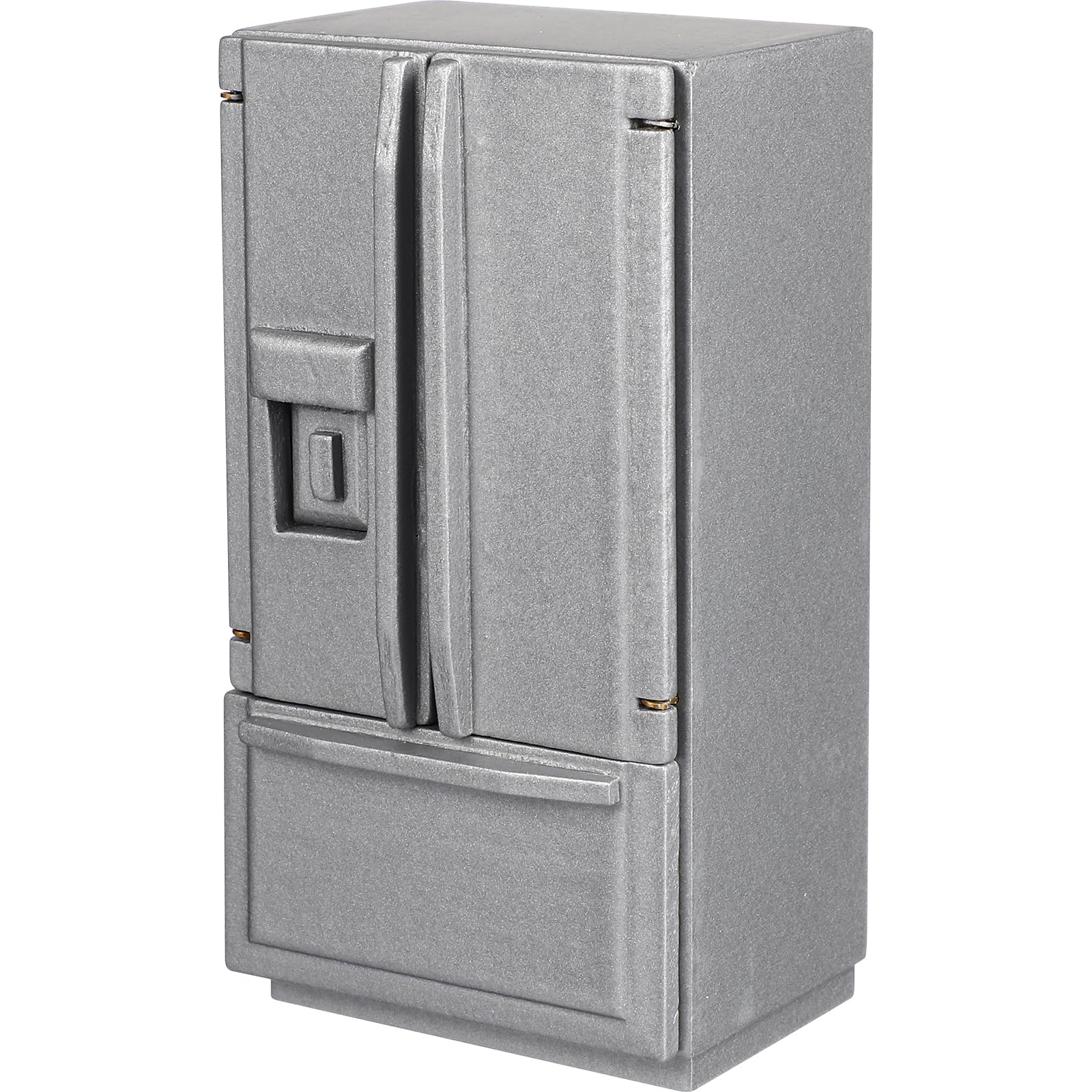 Miniature Dollhouse Refrigerator - Realistic Mini Fridge Model Toy for Dollhouse Decor | Tiny Kitchen Accessories & Furniture for Dollhouse Play, DIY Projects & Collectibles