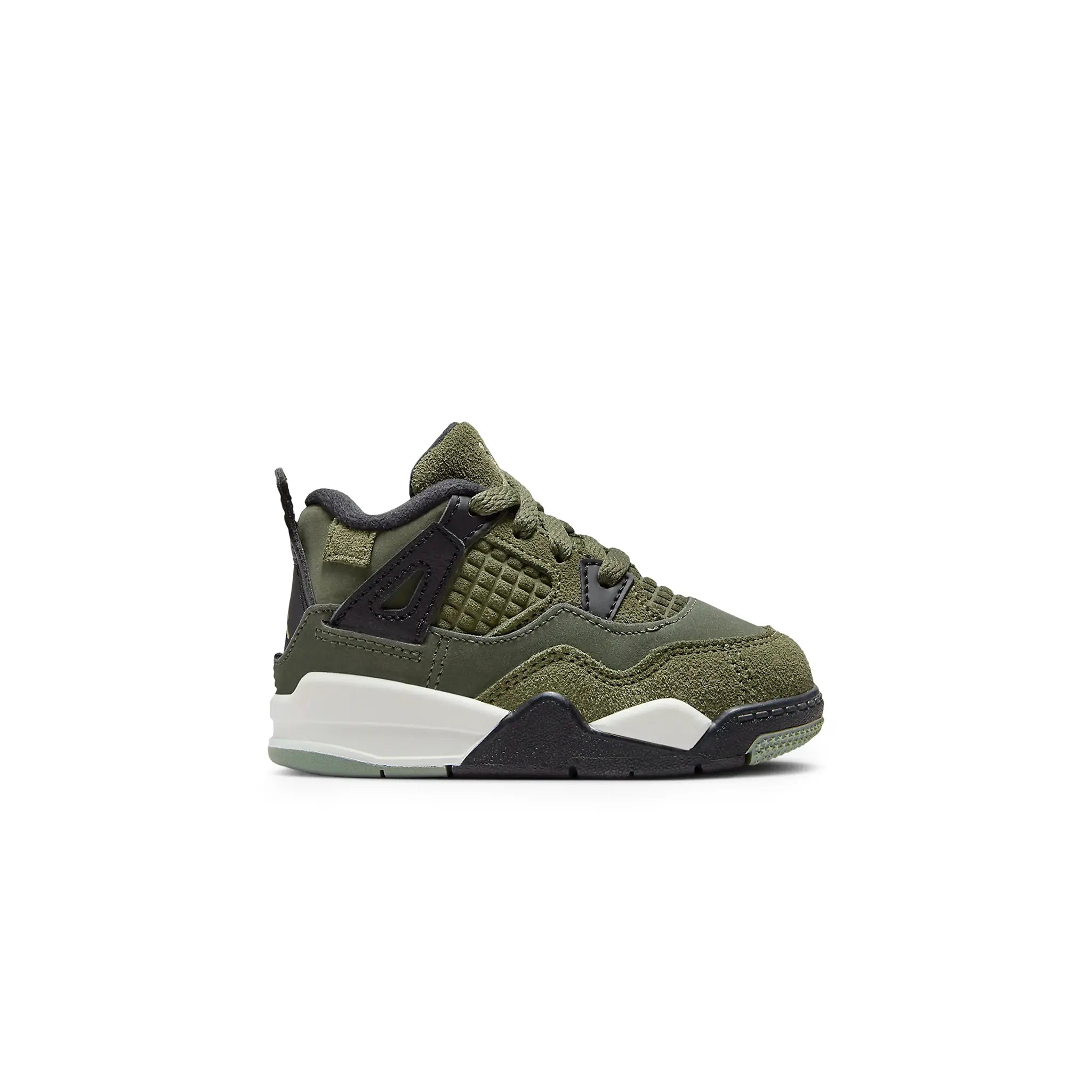 Air Jordan 4 Retro SE Craft Olive (TD) - Men's Basketball Shoes for Casual Wear & Street Style | Perfect for Sneaker Collectors & Sports Enthusiasts