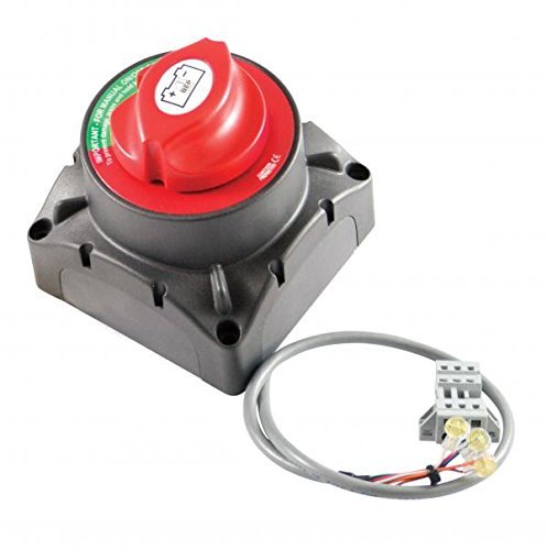 BEP 500 Amp Remote Operated Battery Switch with Optical Sensor - 12V/24V DC Marine Battery Disconnect - Perfect for Boats, RVs, and Off-Grid Power Systems