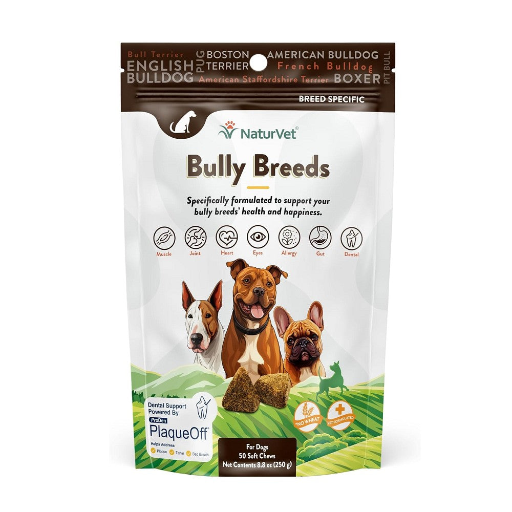 Premium Bully Breed Dog Supplement - High-Quality Nutrition for American Bullies, Pitbulls & Bulldogs | Supports Joint Health, Muscle Growth & Energy | Ideal for Active & Working Dogs