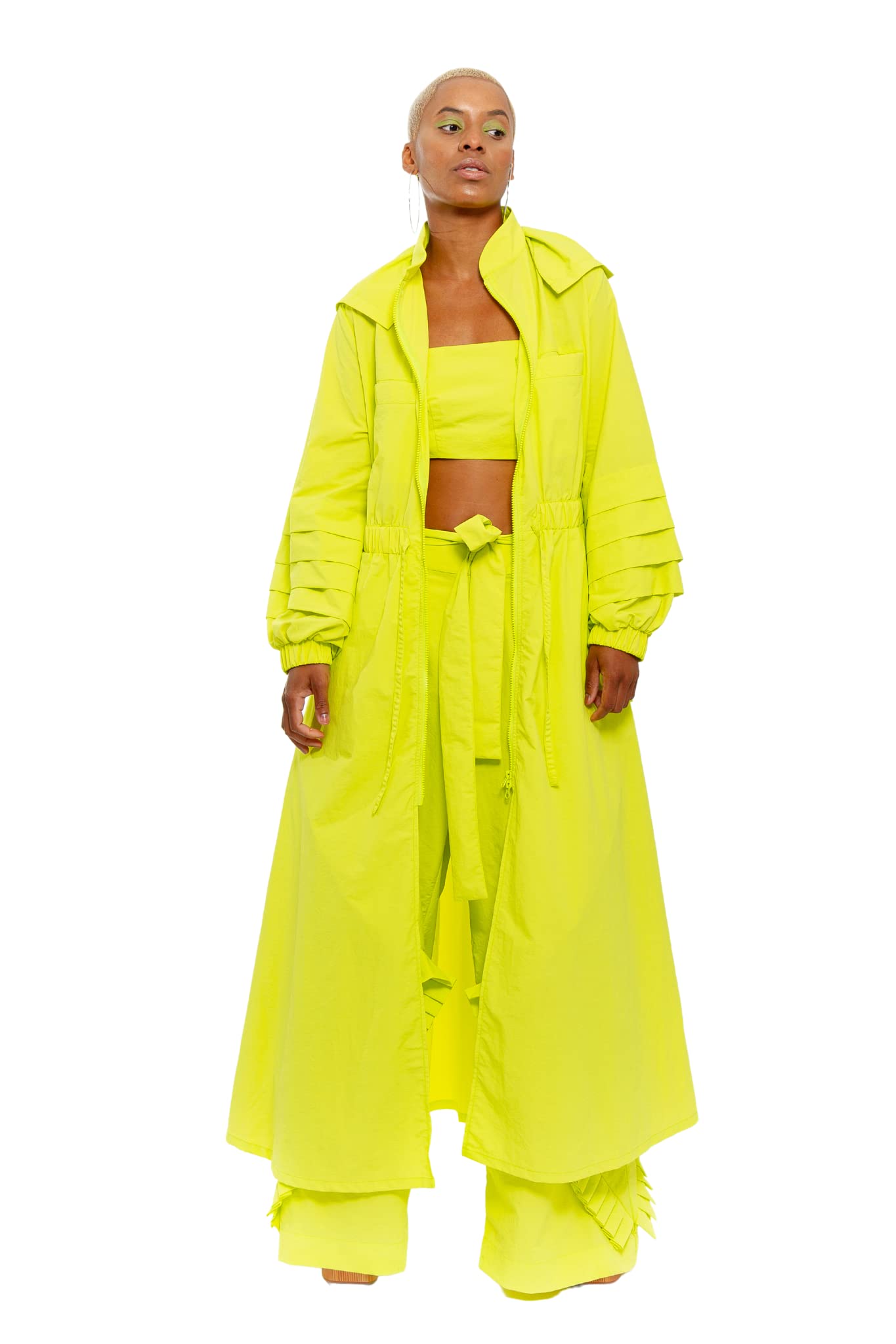 Waterproof Women's Raincoat with Hood - Lightweight Windproof Jacket for Outdoor Hiking, Commuting & Travel | CHAOUICHE Fashion Rainwear
