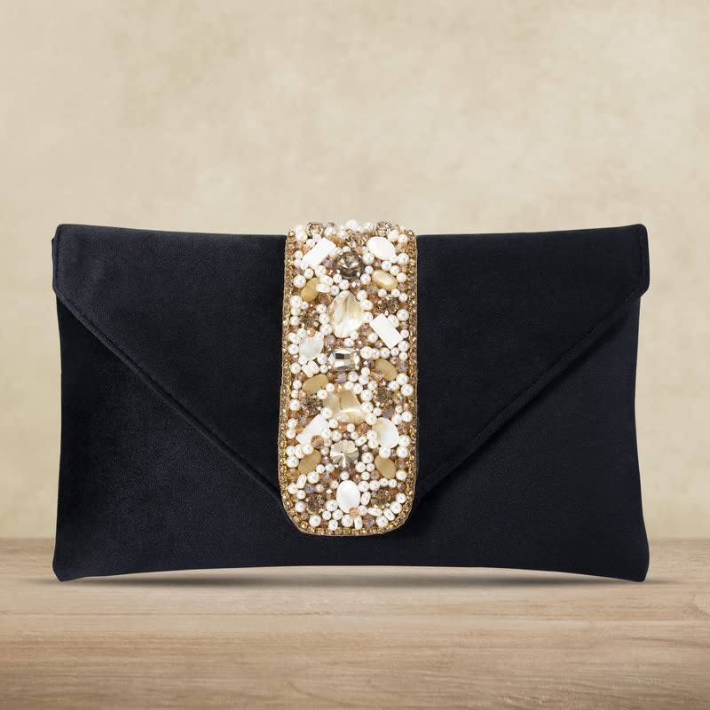 Elegant Indian Potli Bags for Women - Ethnic Embroidered Evening Clutch Purse with Drawstring - Perfect for Weddings, Parties & Festive Occasions