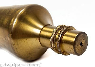 Vintage Dietzgen 5720 Brass Plumb Bobs - Set of 2 Removable Point Plumb Bobs (14 oz) - Antique Surveying Tools in Good Condition - Perfect for Construction, Land Surveying & DIY Projects