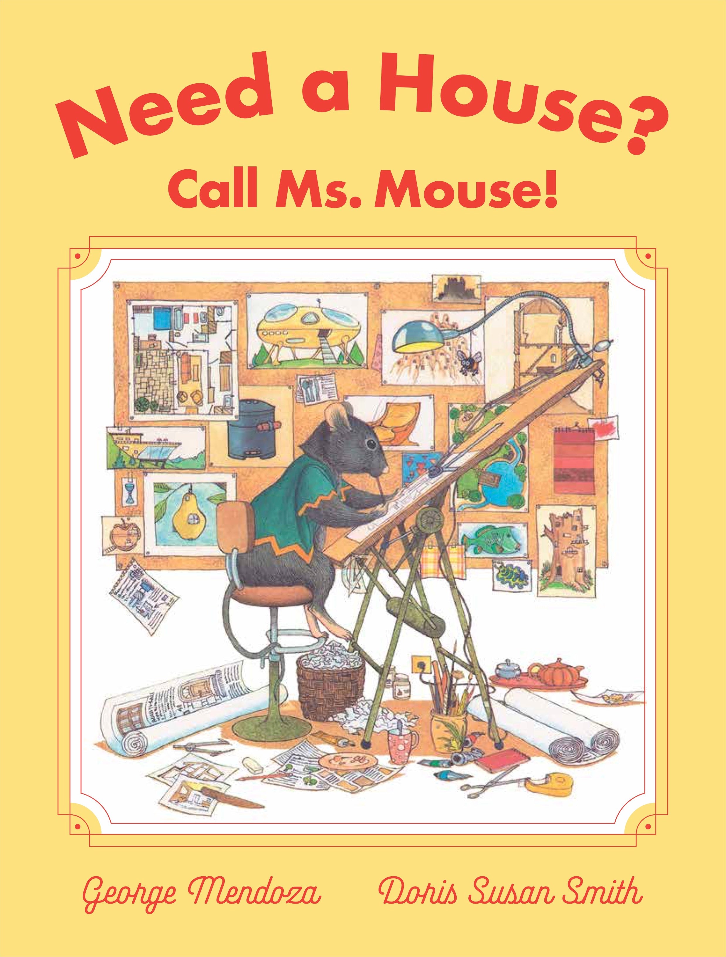 Need a House? Call Ms. Mouse! - Cute Mouse-Themed Home Decor for Kids' Rooms & Nursery - Perfect Gift for Children's Bedroom or Playroom