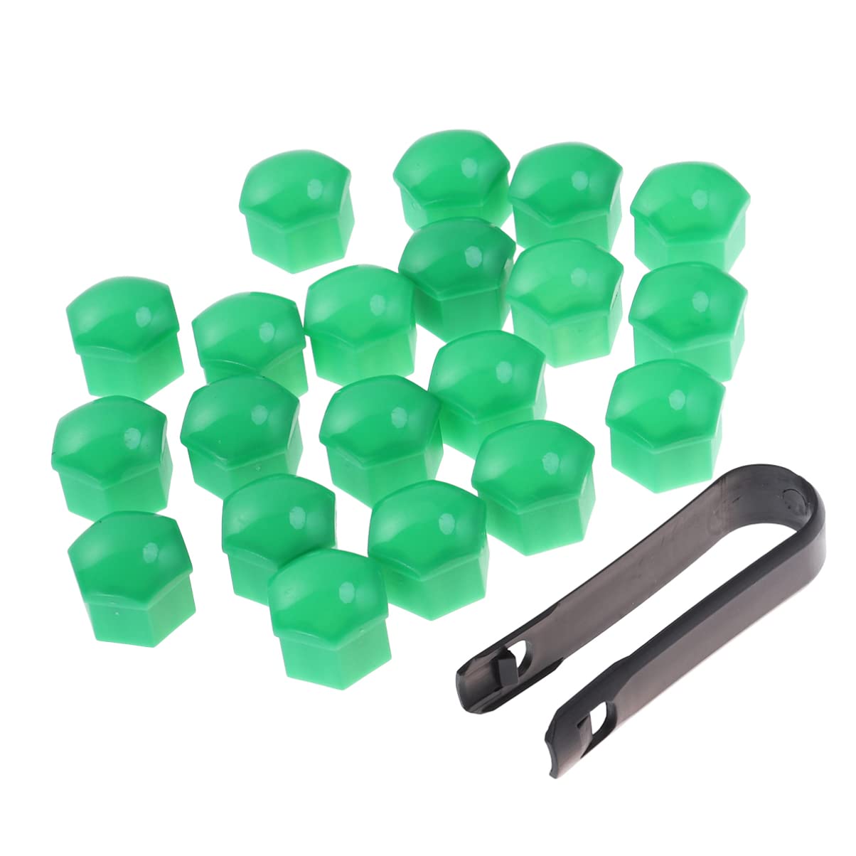 FAVOMOTO Universal Black Wheel Lug Nut Covers & Remover - Car Wheel Screw Caps, Bolts Cover for Automotive Wheels - Perfect for DIY Car Maintenance, Wheel Protection & Customization