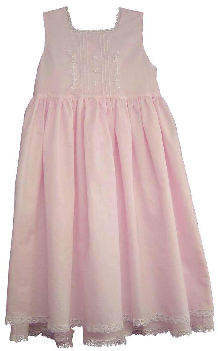Easter Dress for Girls - Lace Embroidery Summer Party Dress (Pink, Size 5) | Perfect for Easter Sunday, Birthday Parties & Special Occasions