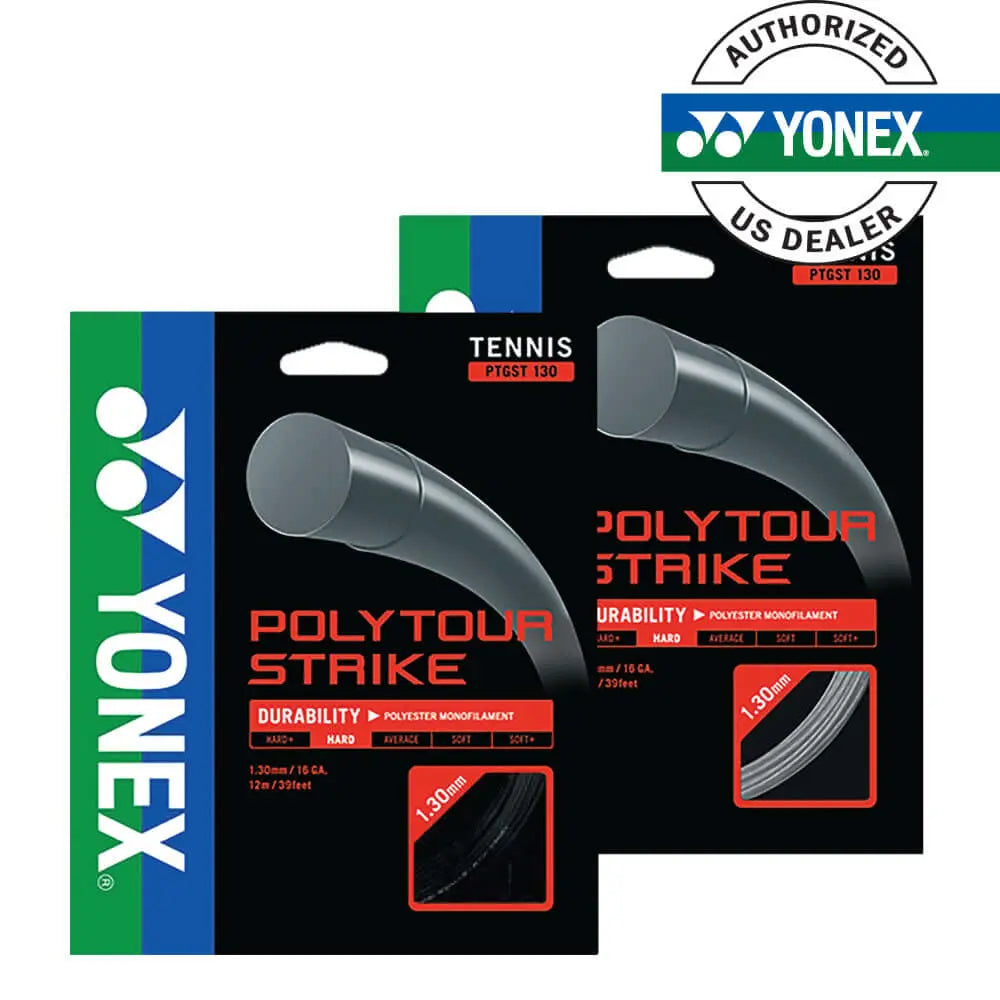 Yonex Polytour Strike 130 Tennis Racket - High-Performance Badminton Racket for Advanced Players | Perfect for Competitive Matches & Training Sessions