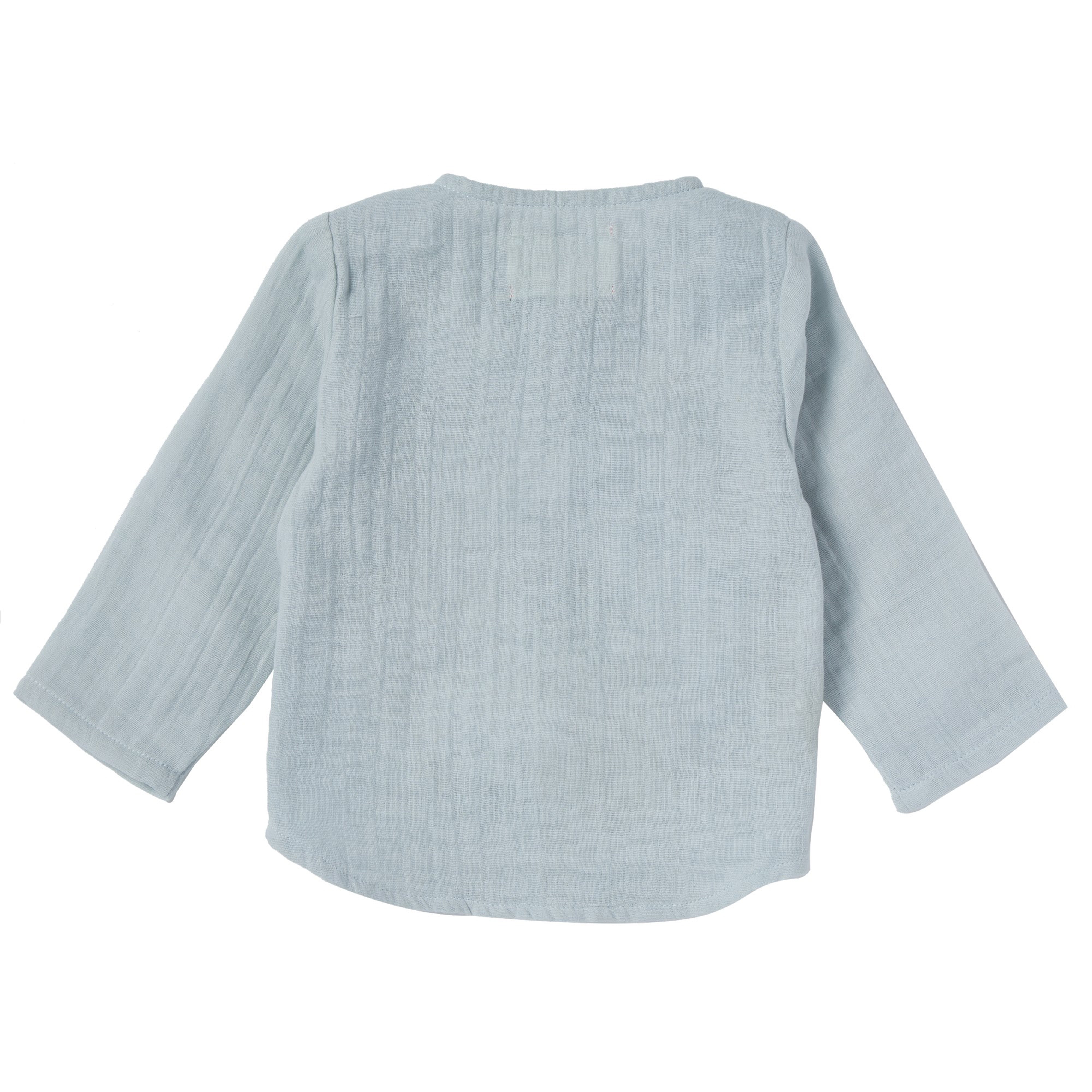Bonheur du Jour Paris Baby & Boys Shirt - Soft Cotton Ice Blue Tee for Toddlers | Casual Wear, Playdates & Family Outings