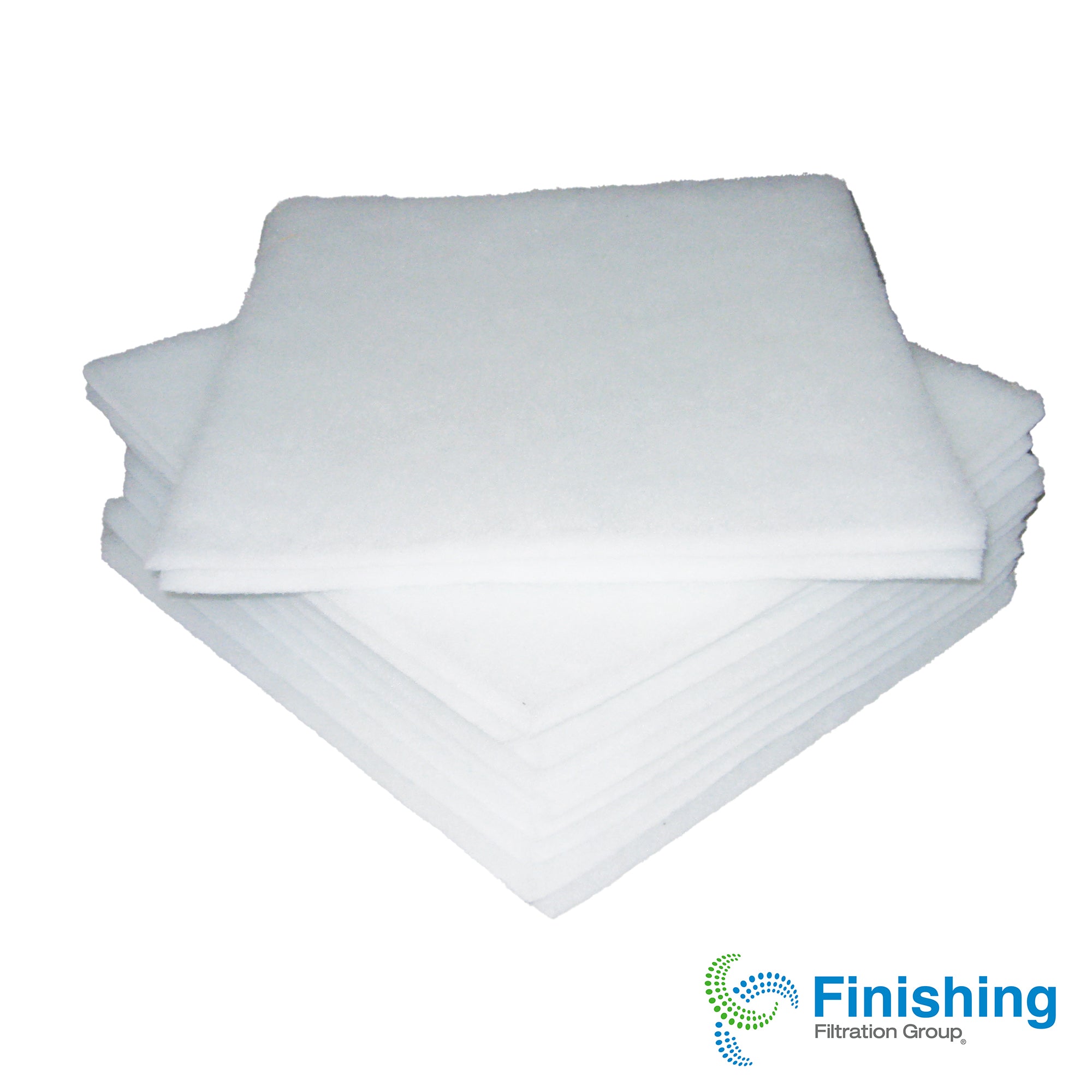 FG Finishing 20x20x1 E75 Polyester Paint Arrestor Pads - 25 Pads per Case - High Efficiency Air Filter for Spray Booths & Automotive Painting