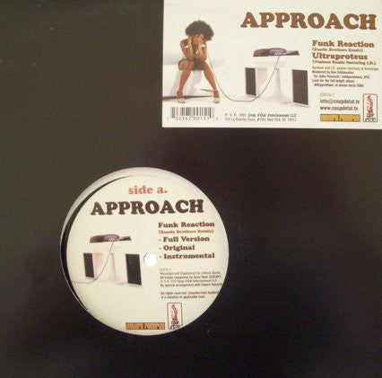 Approach – Funk Reaction / Ultraproteus Coup d'Etat – CDE151 – Vintage Electronic Music Album for DJs & Collectors – Perfect for Retro Dance Parties & Music Production