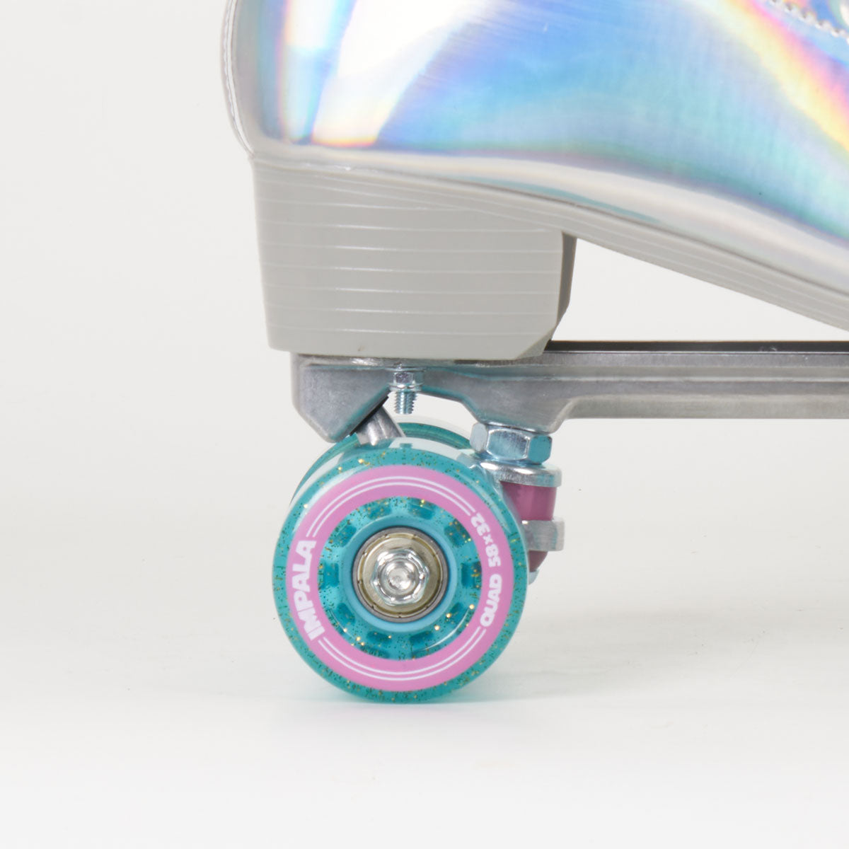 Impala Holographic Roller Skates for Women & Men - Outdoor & Indoor Skating, Rink, Roller Derby & Fitness - Shimmering Reflective Design