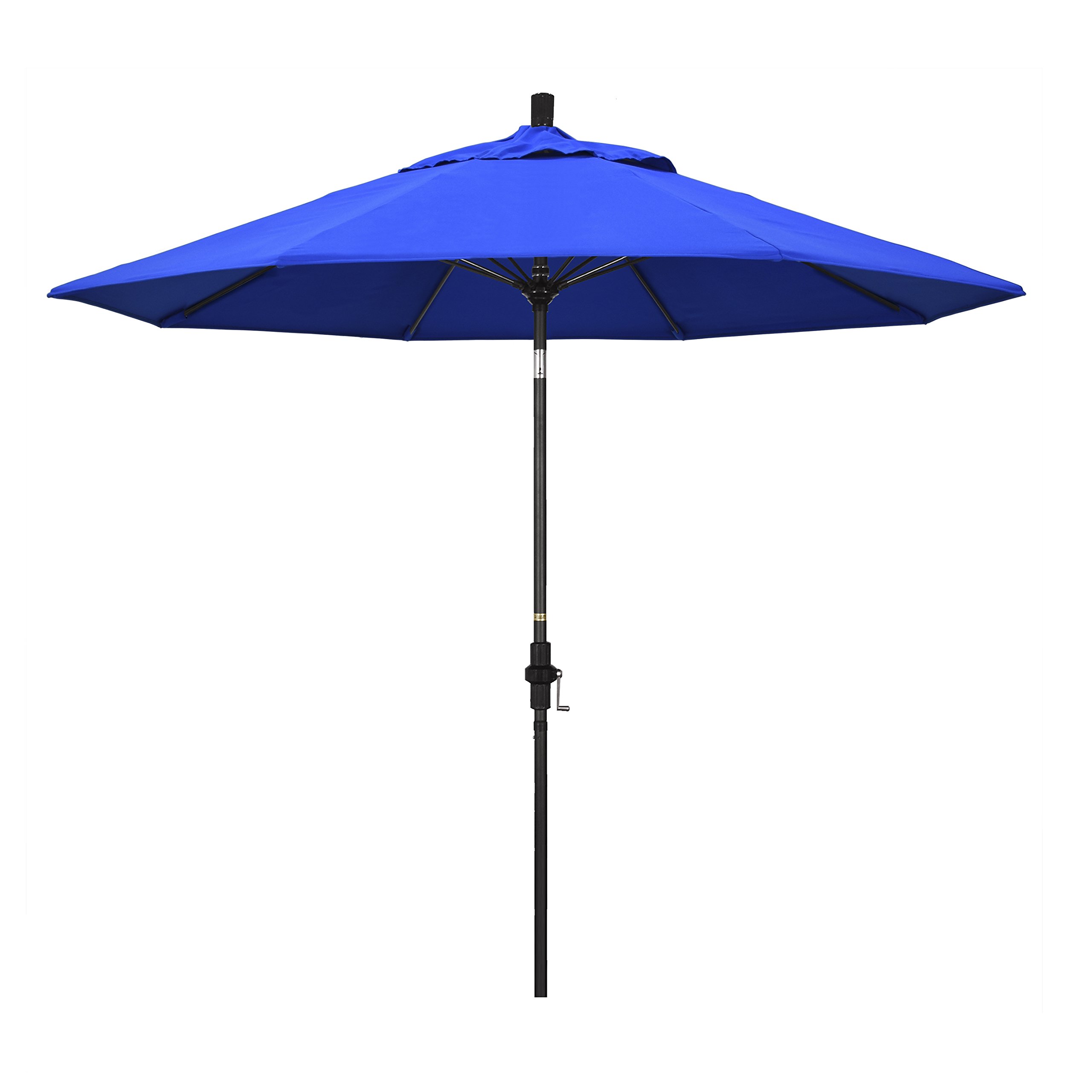 California Umbrella 9-Foot Round Aluminum Pole Fiberglass Rib Market Umbrella - Perfect for Patio, Garden, Poolside & Outdoor Dining