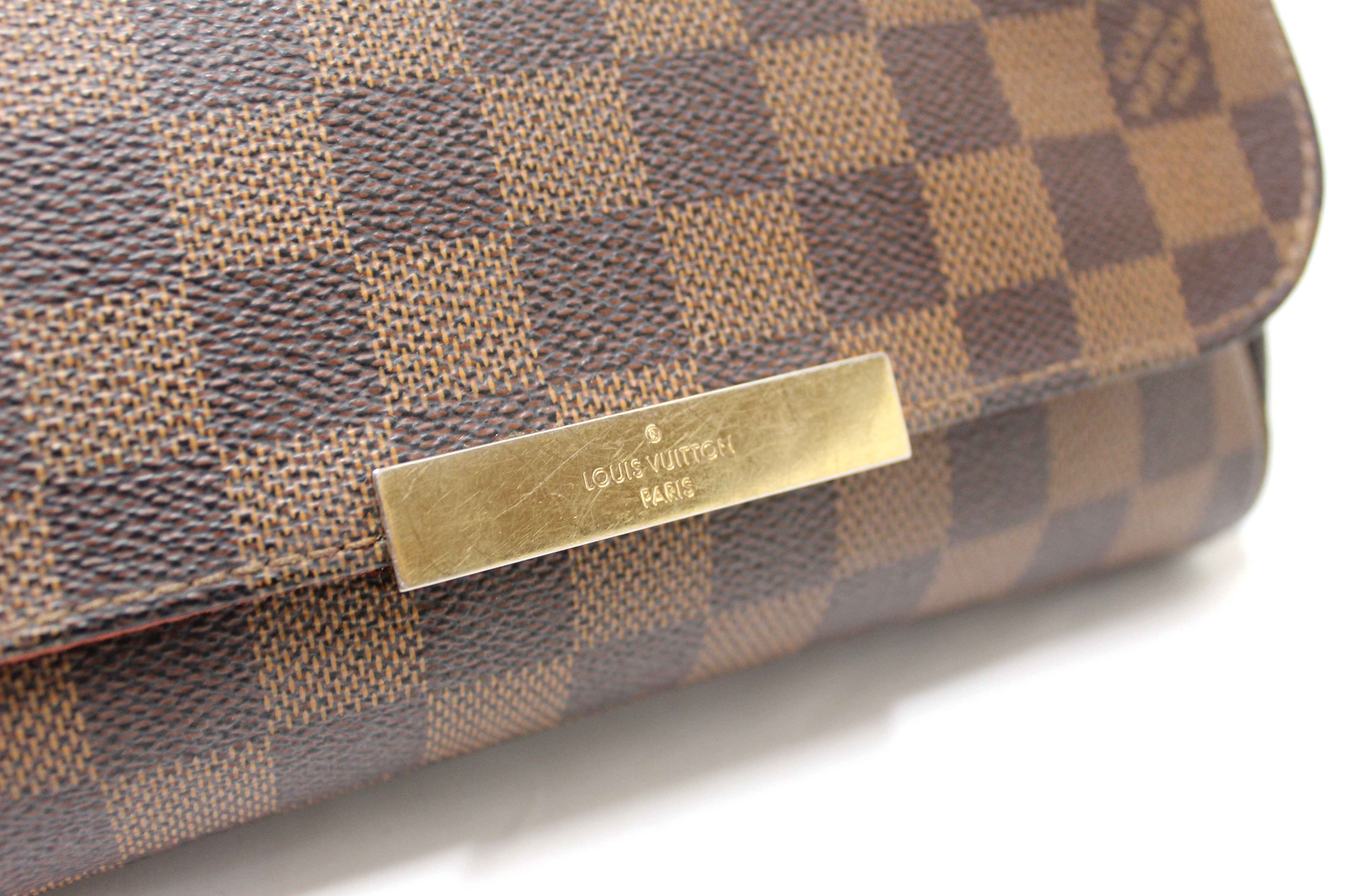 Authentic Louis Vuitton Damier Ebene Favorite PM Crossbody Bag - Luxury Designer Handbag for Women, Perfect for Work, Travel & Everyday Use