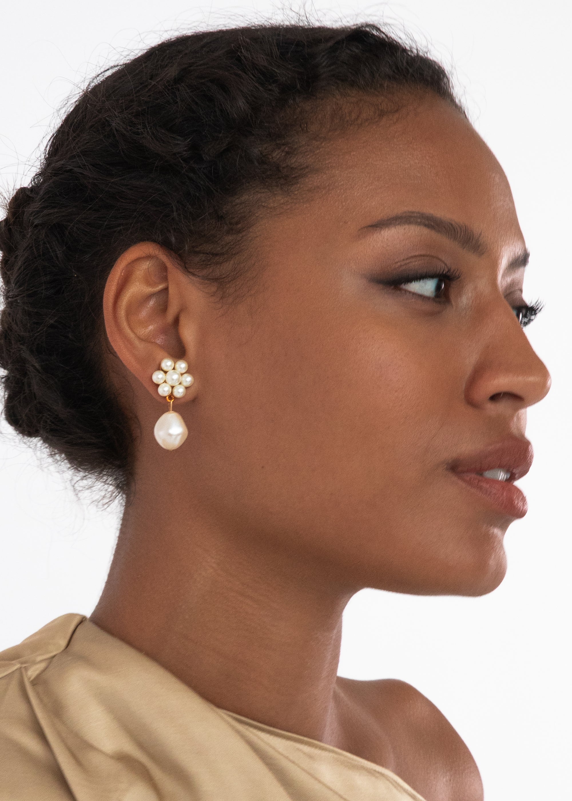 Josie Pearl Earrings for Women - Elegant Dangle Pearl Jewelry for Party, Wedding & Everyday Wear