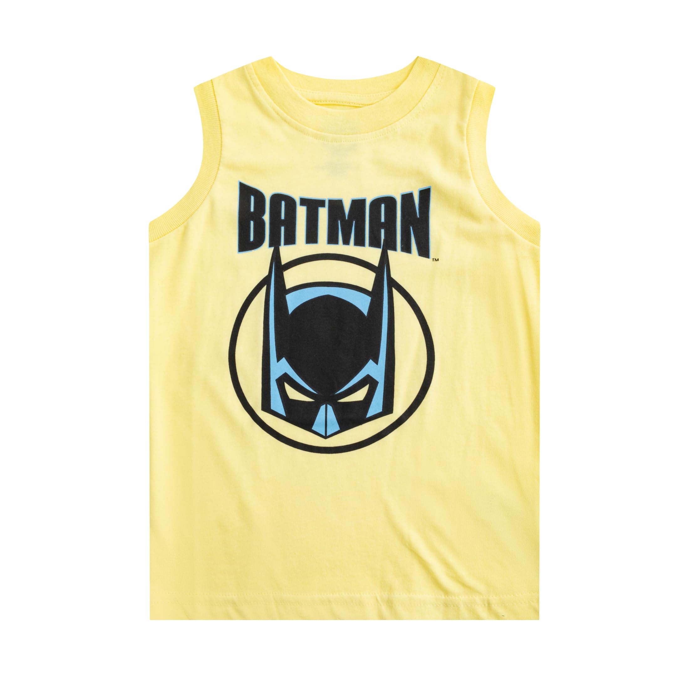 Batman DC Comics Boys' 2-Pack Tank Tops - Toddler & Kids for Summer Play