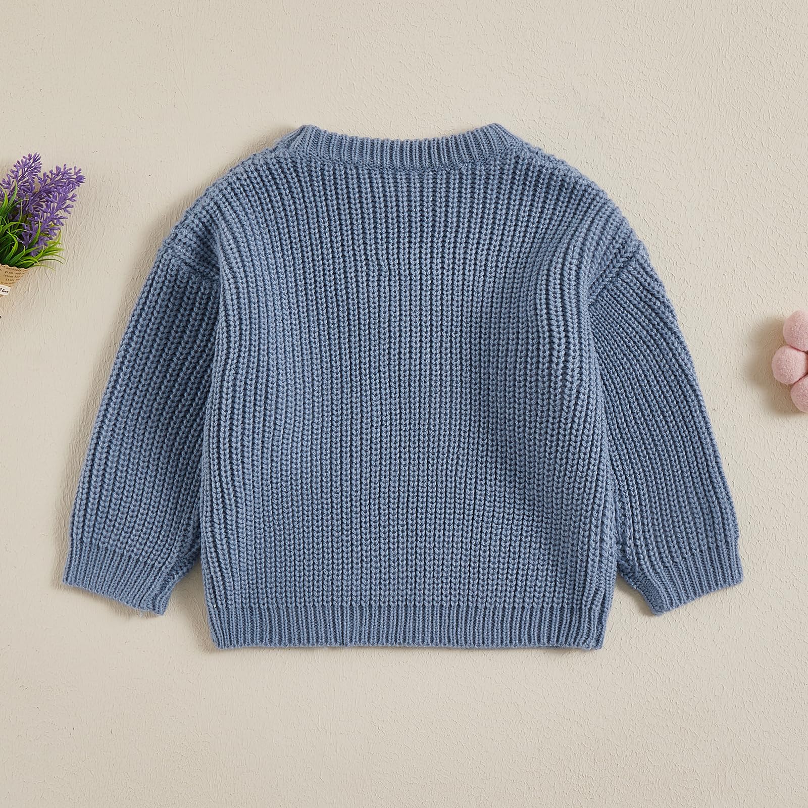 Douhoow Baby Knit Sweater - Soft Unisex Pullover for Baby Girls & Boys | Warm Winter & Fall Festival Clothing | Perfect for Playdates, Holidays & Family Photos