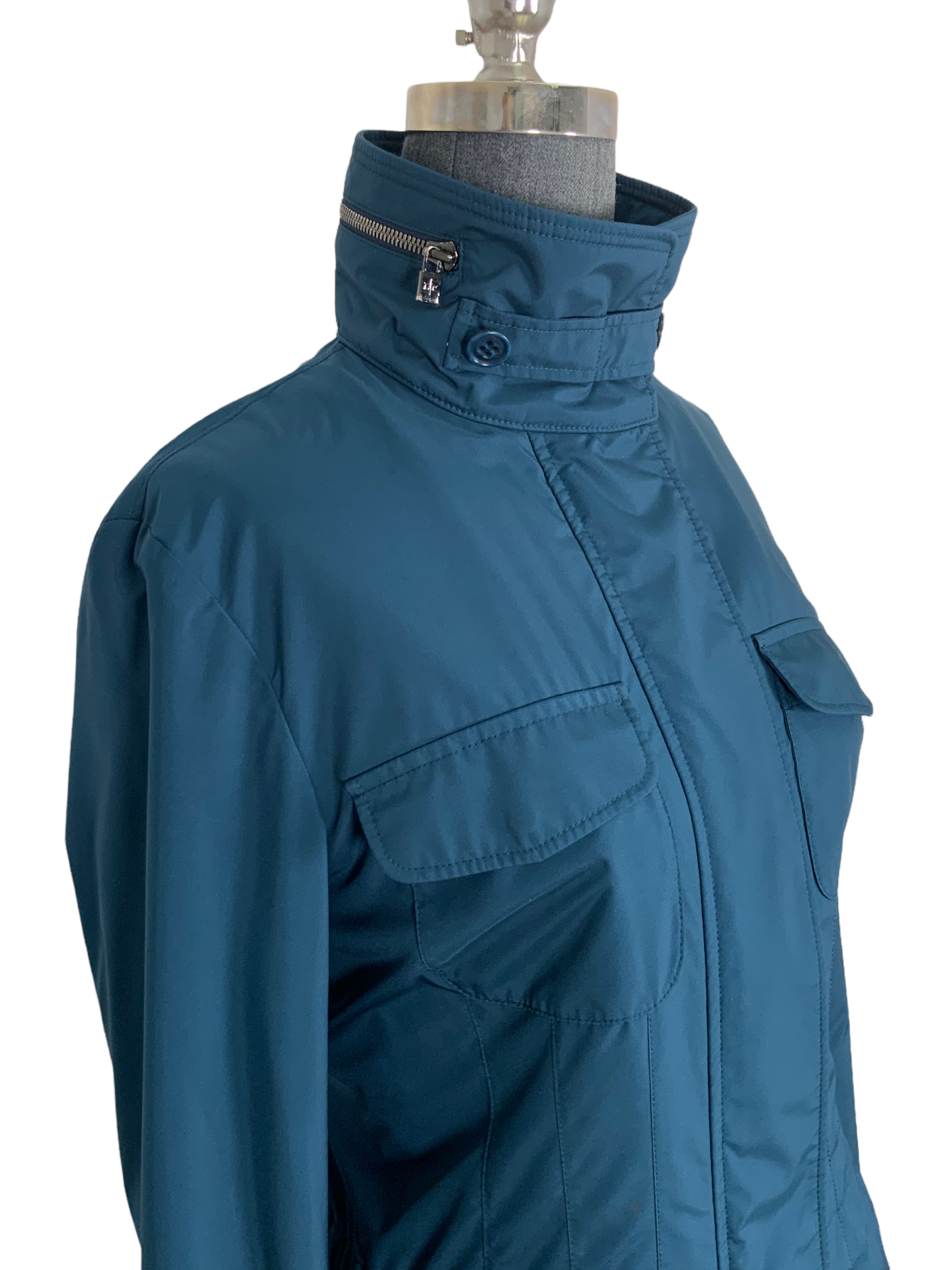 Loro Piana Storm System Parka Jacket for Men - Waterproof Winter Coat with Hood, Size M - Perfect for Outdoor Activities, Skiing & Hiking