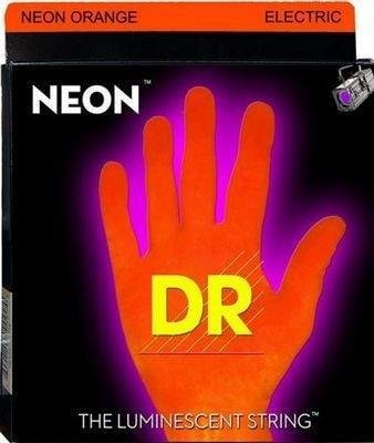 DR Strings Hi-Def NEON Orange Coated Heavy 7-String Electric Guitar Strings (11-60 Gauge) | Bright Long-Lasting Tone for Metal, Rock & Shredding Performances