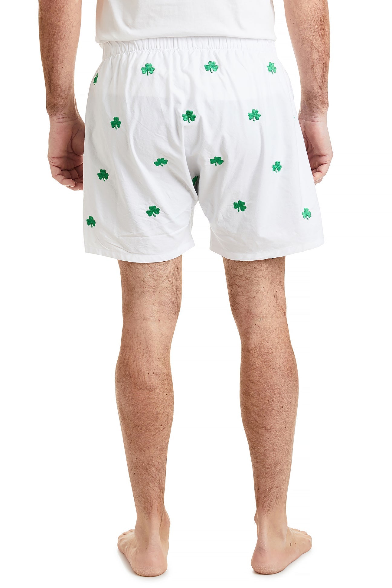 Barefoot Boxer White Oxford Shoes with Shamrock Design - Comfortable & Stylish for Casual Wear, Office, and Everyday Use