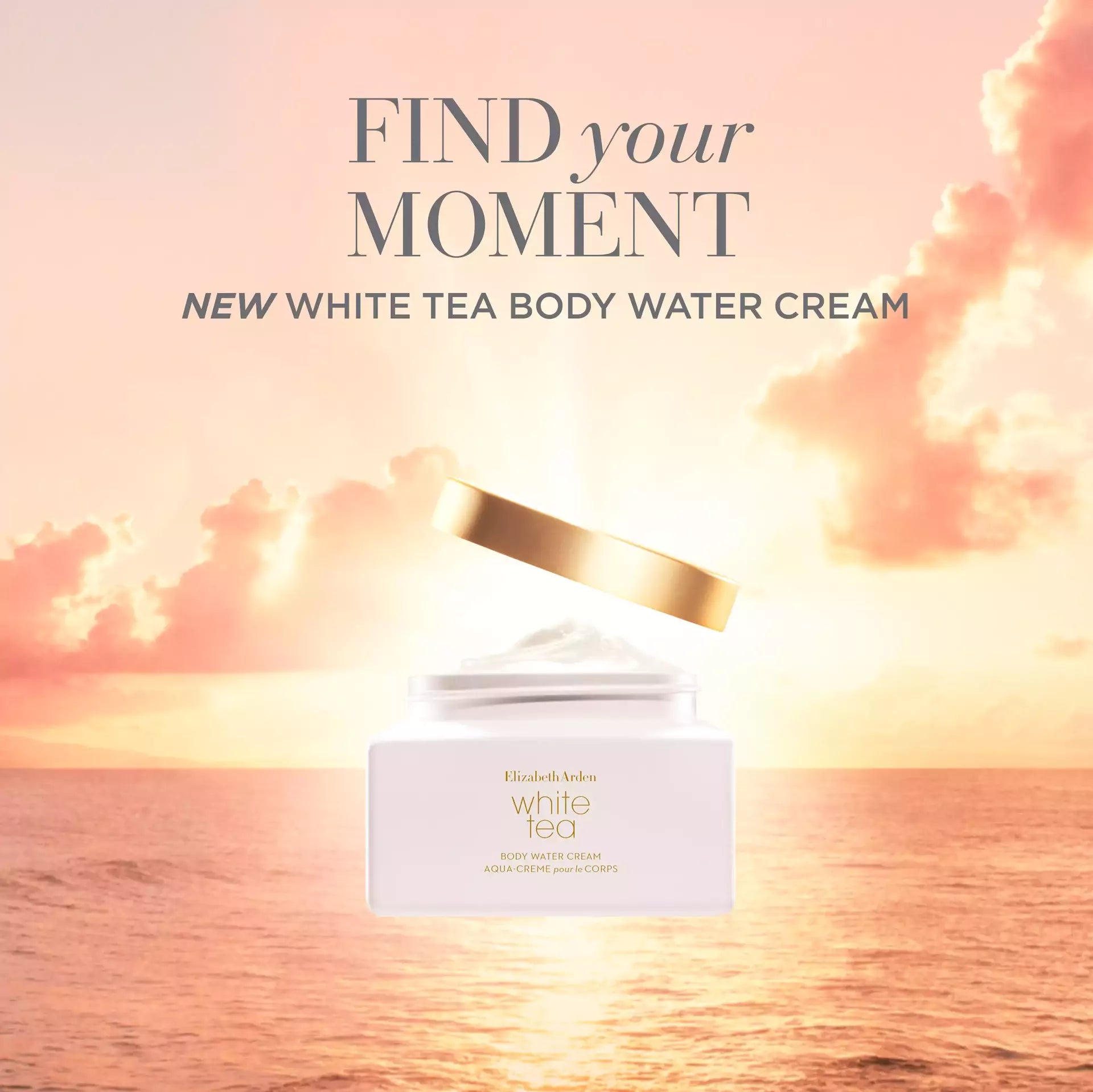 White Tea Body Water Cream - Hydrating Moisturizer for Dry Skin | Lightweight & Nourishing Face & Body Lotion | Perfect for Daily Skincare Routine & Post-Workout Hydration